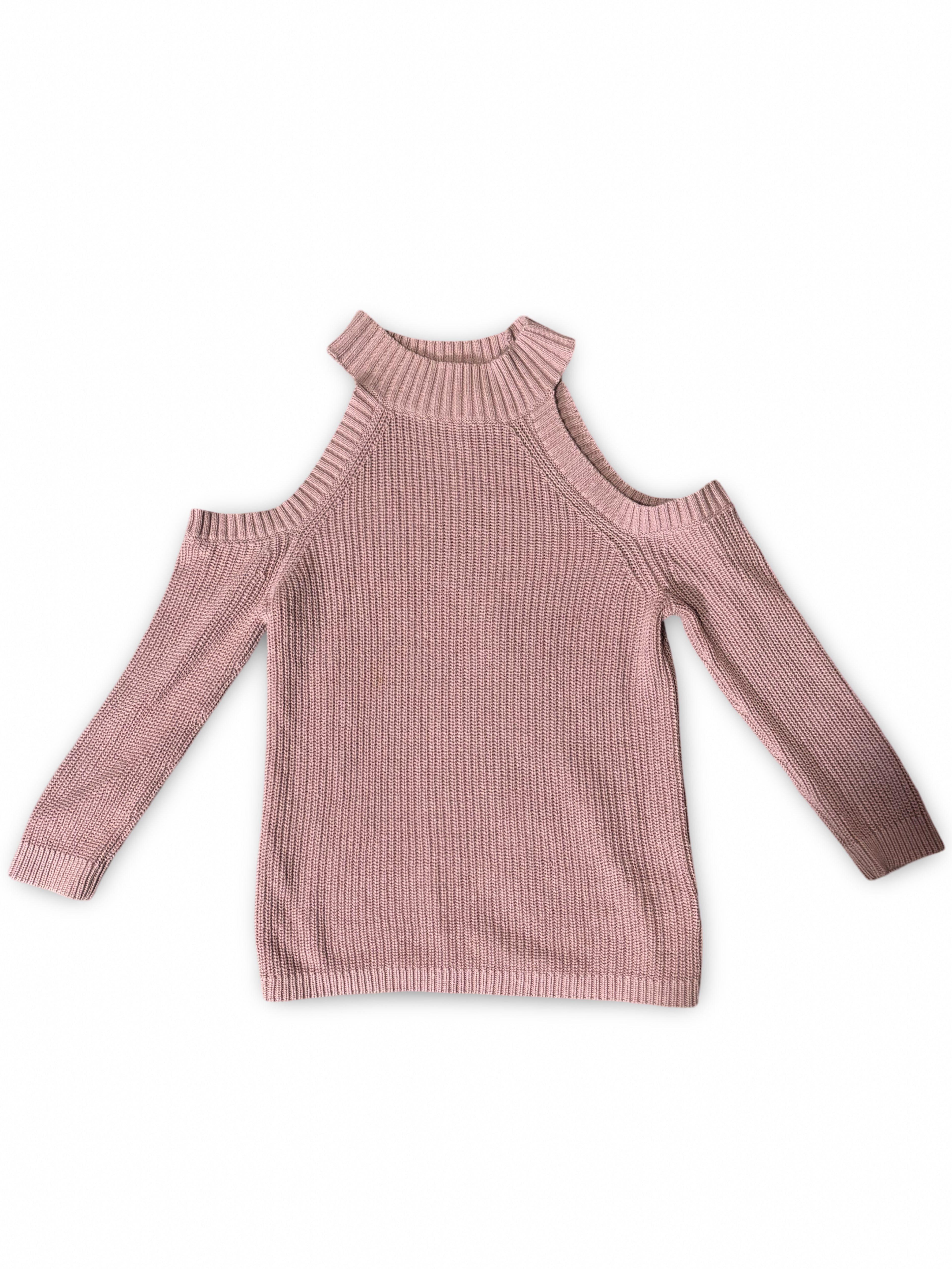 Cold Shoulder Knit Top