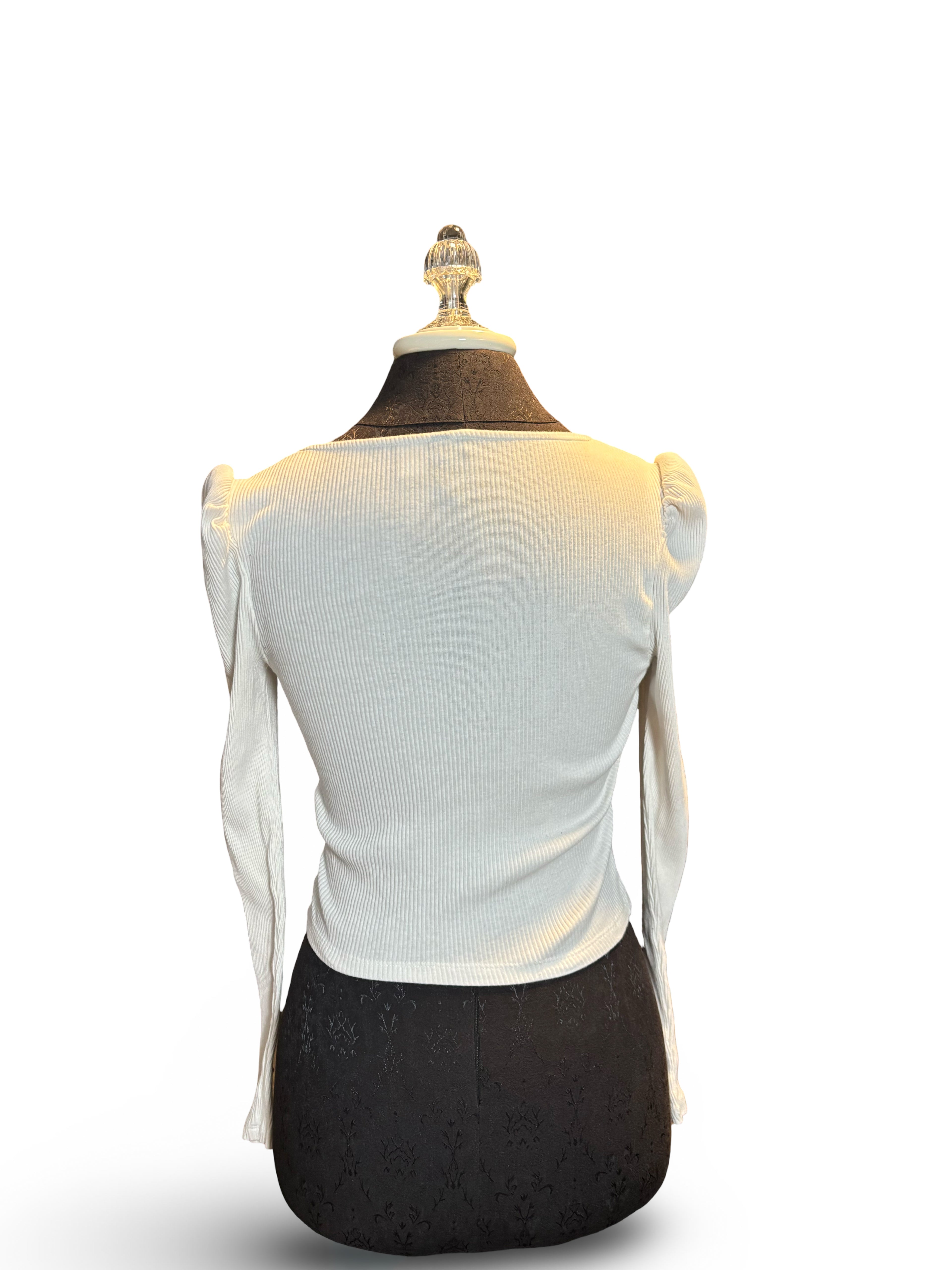 Puffy Shoulder Long Sleeve