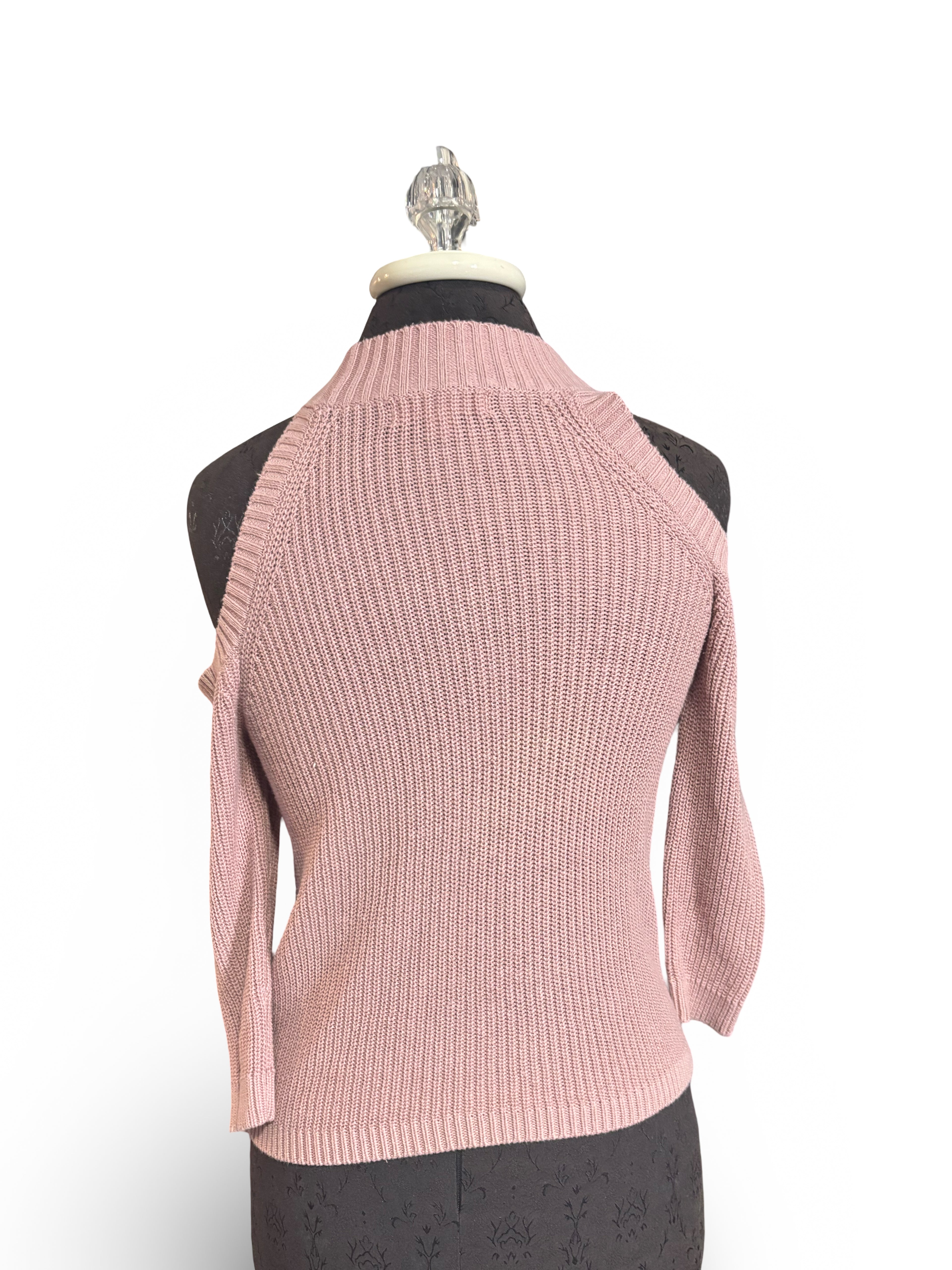 Cold Shoulder Knit Top