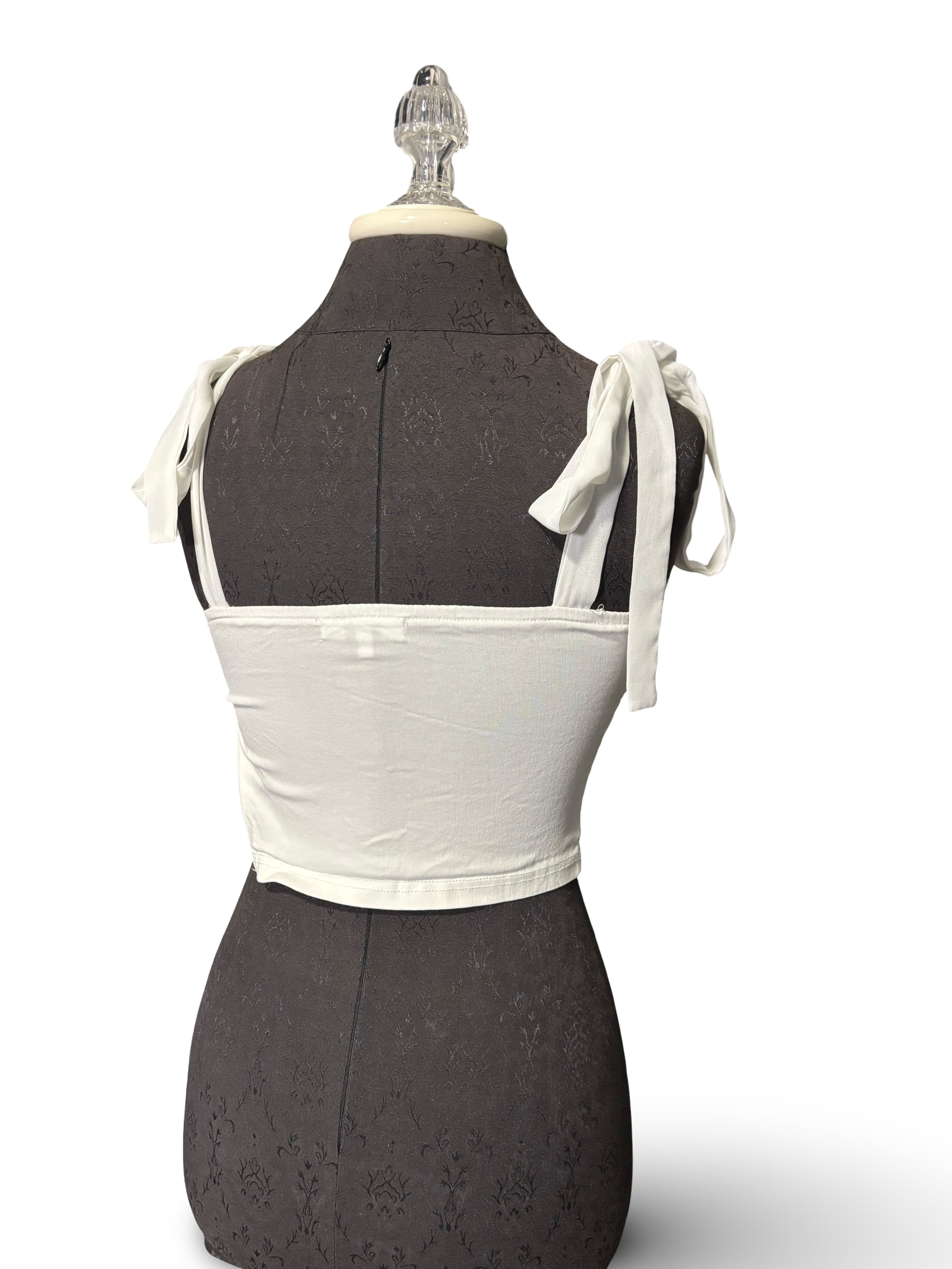 White Corset Top