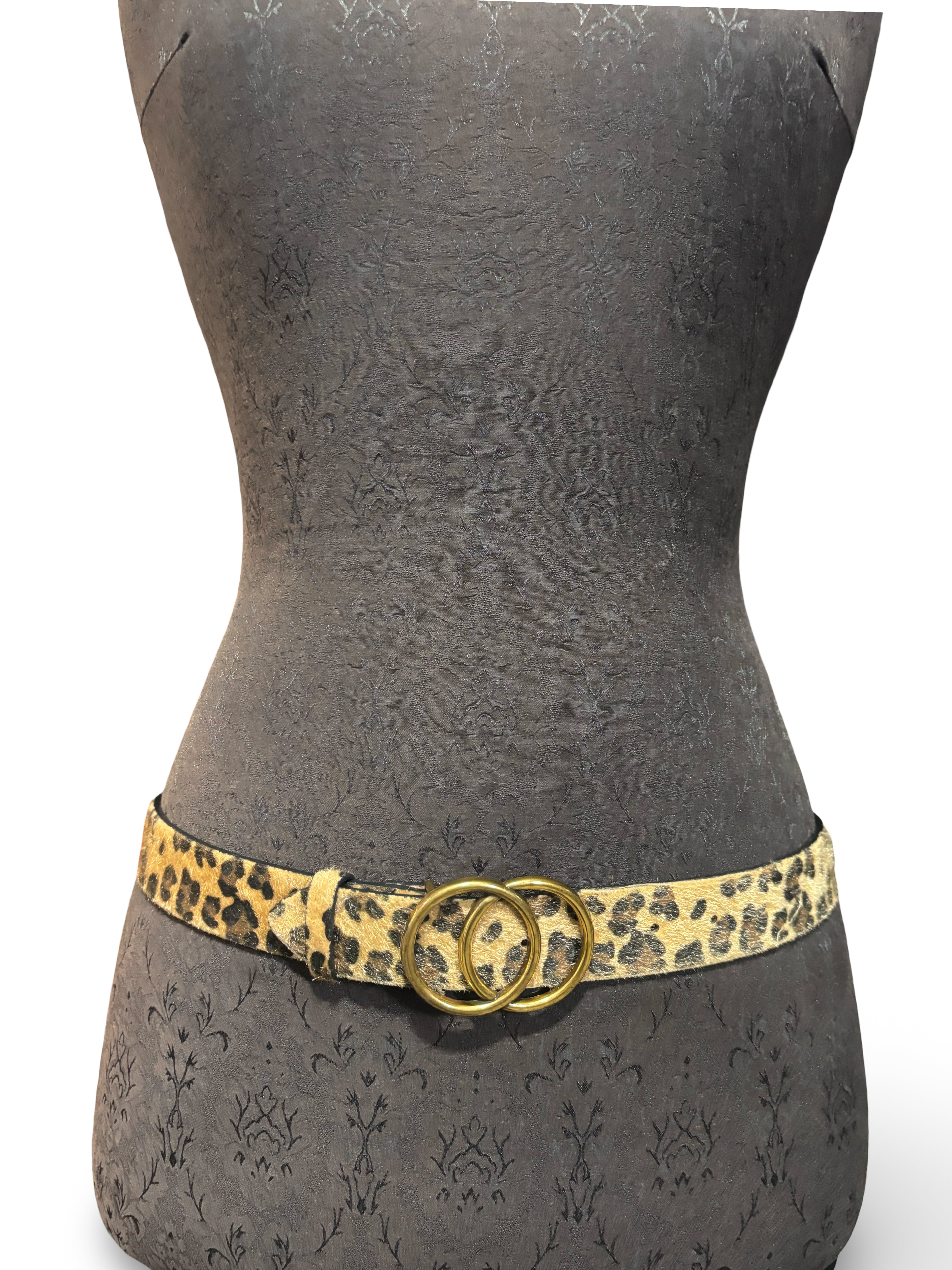 Leopard Print Belt