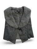 A.byer Suede Like Vest With Fur Collar & Lining