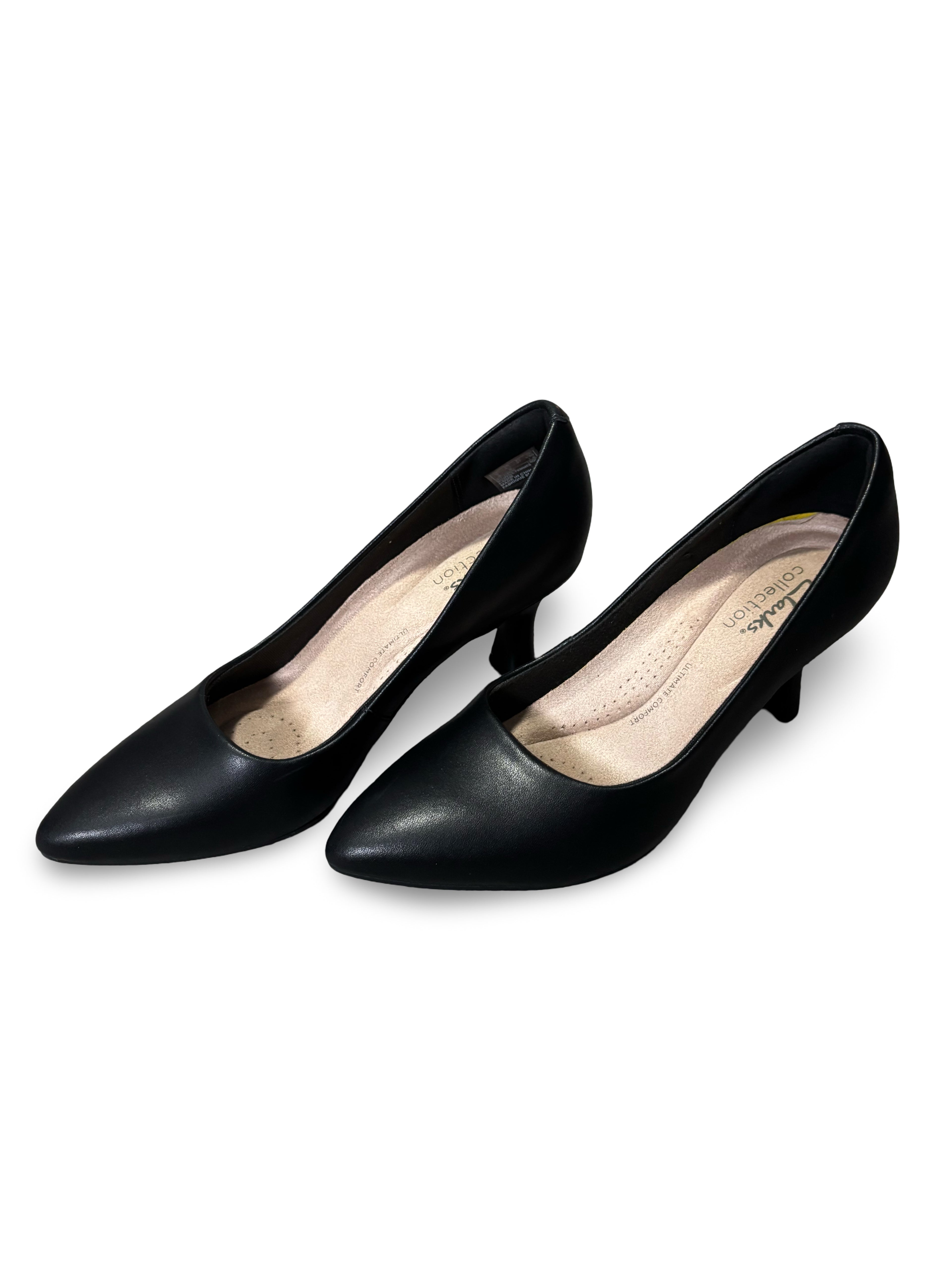 Clark’s Collection Pointed Toe Kitten Heels