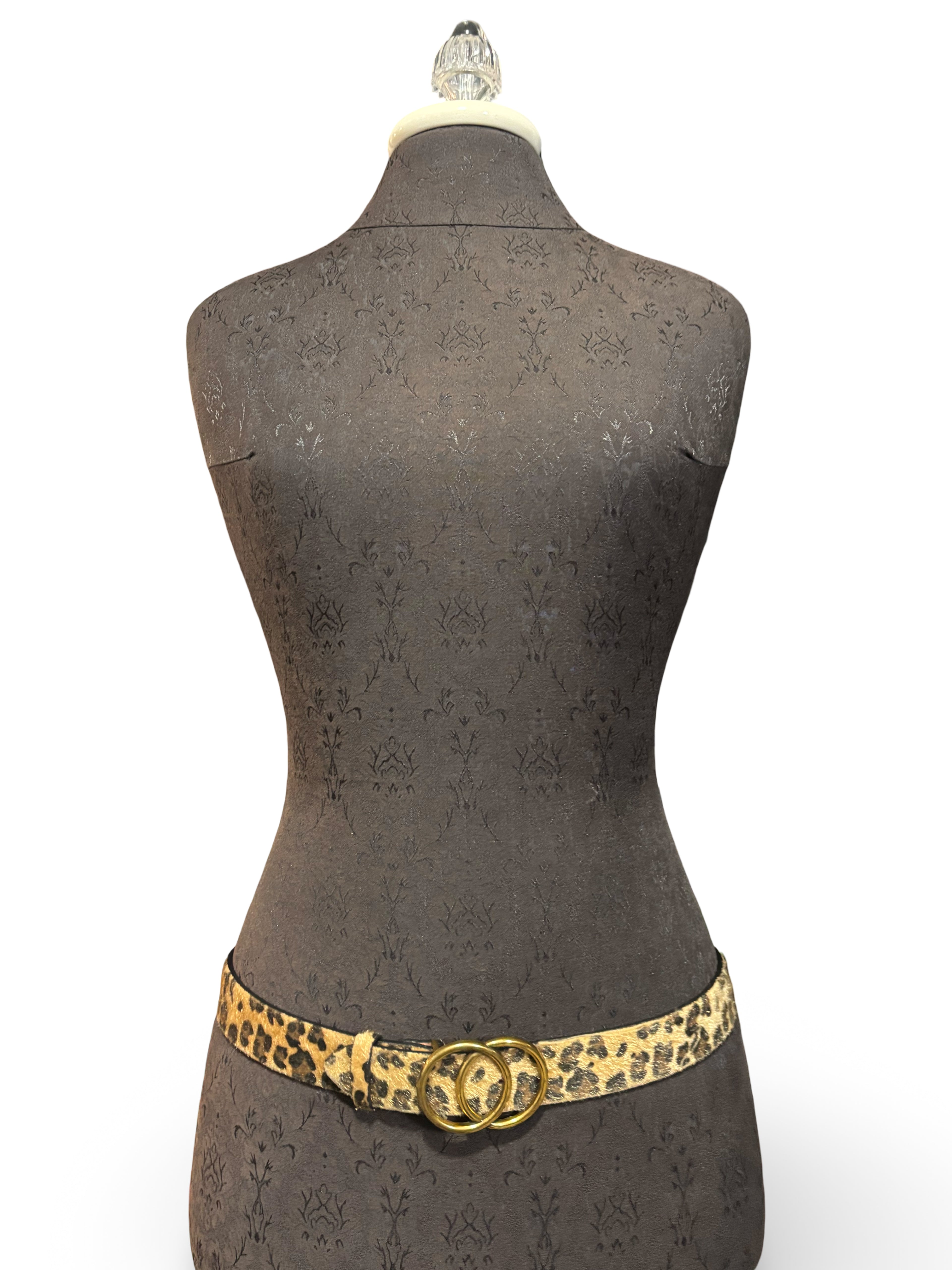 Leopard Print Belt