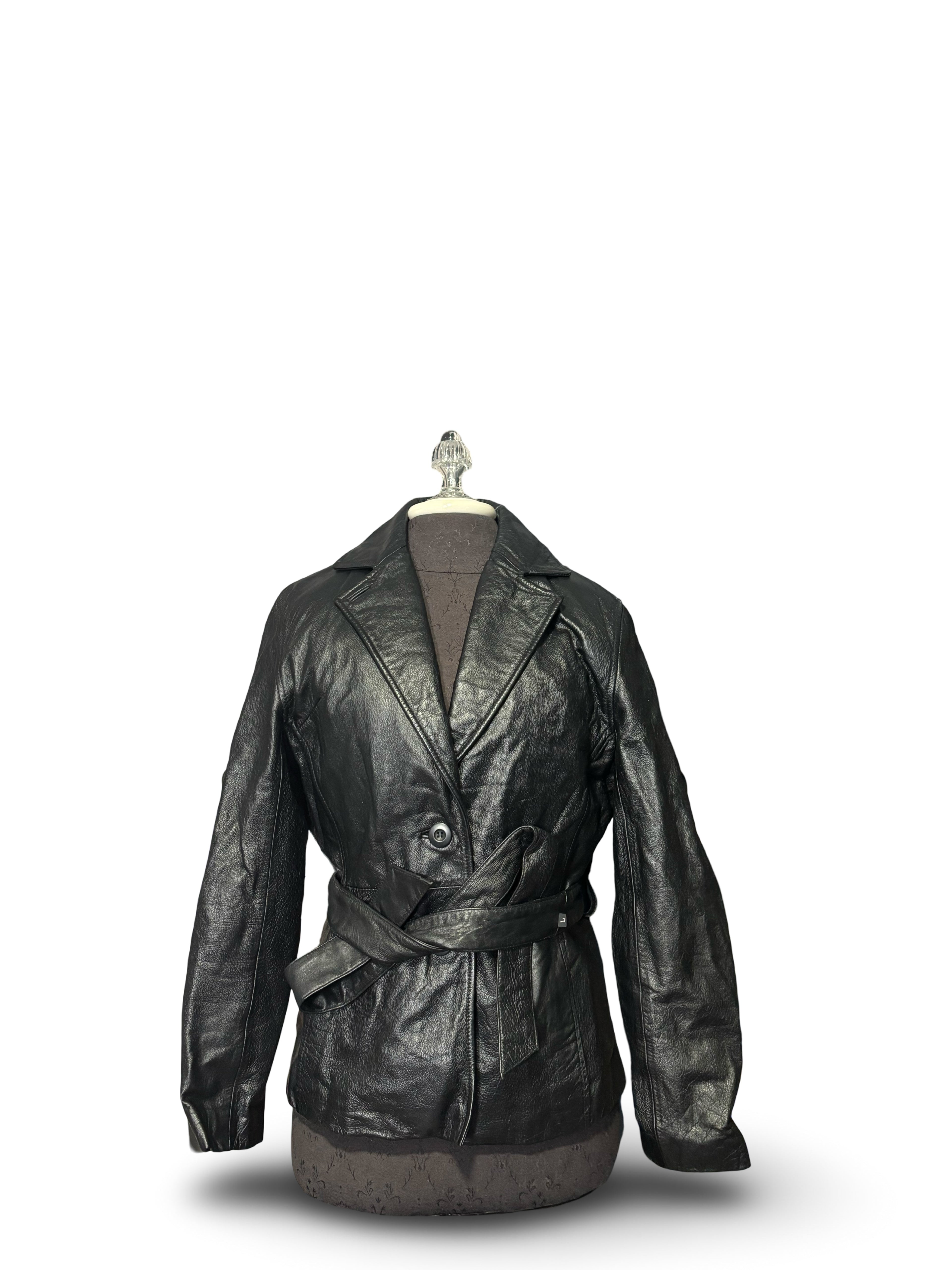 Wilson’s Genuine Leather Tie Coat