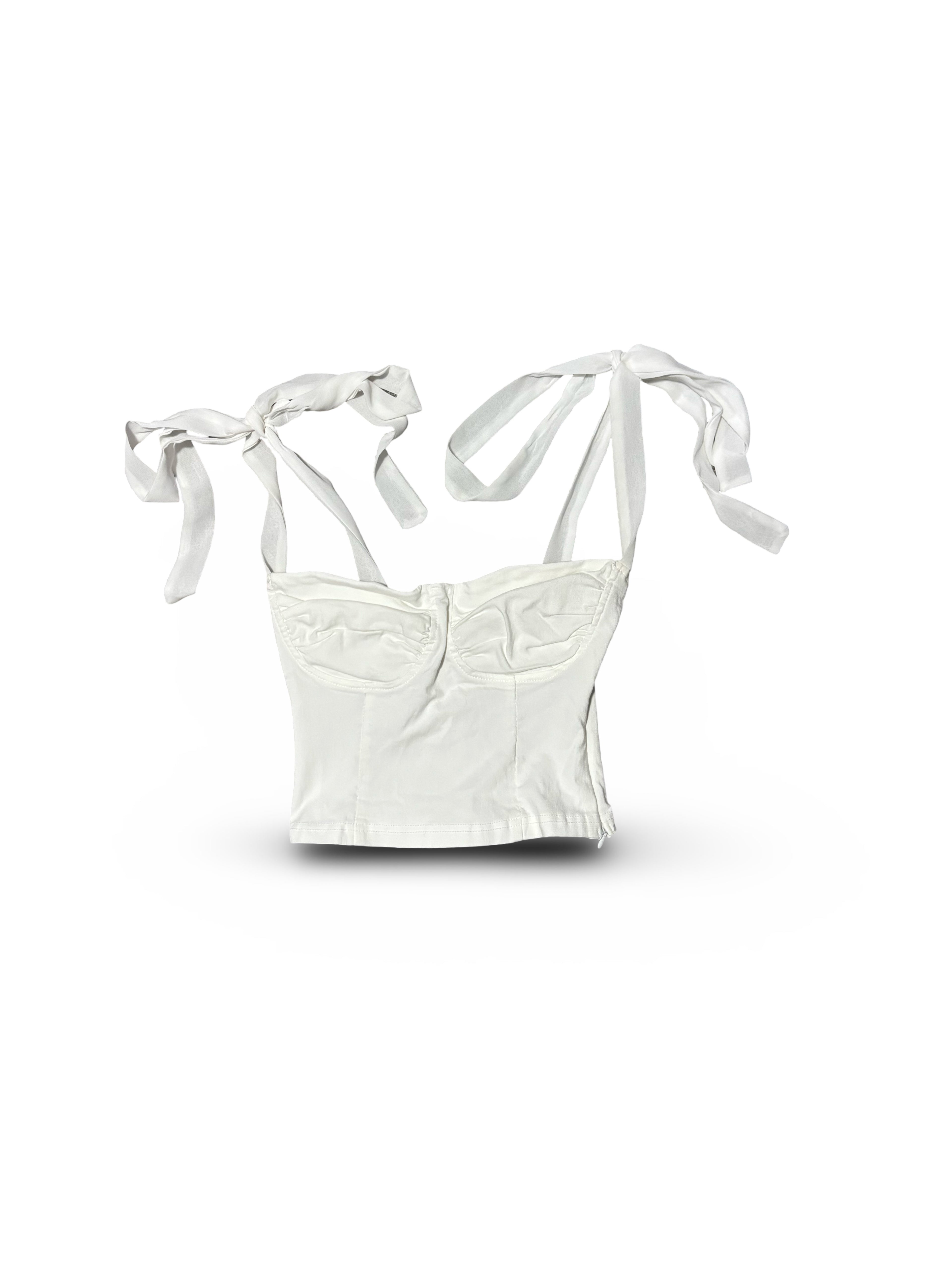 White Corset Top