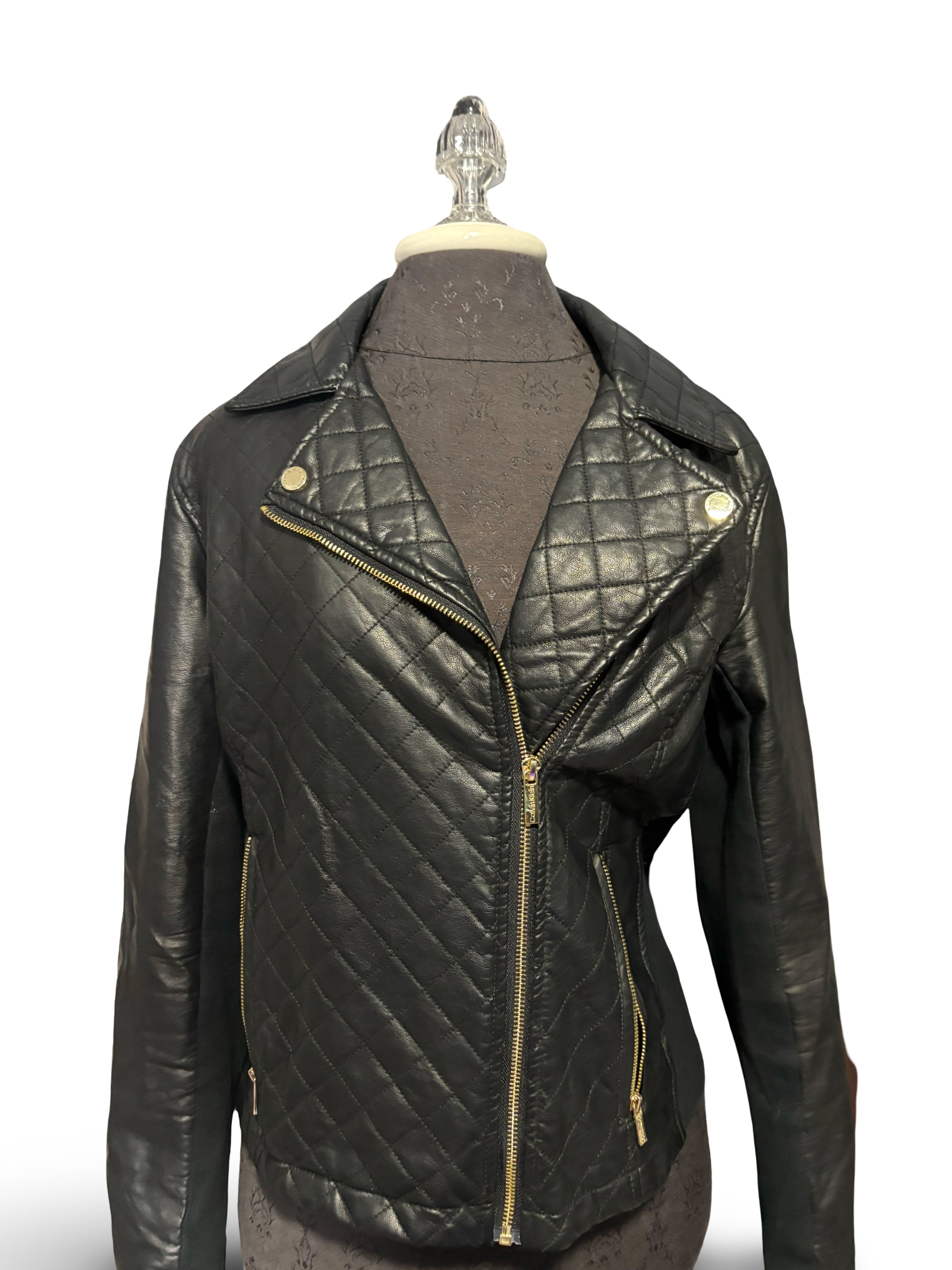 Calvin Klein Faux Leather Jacket