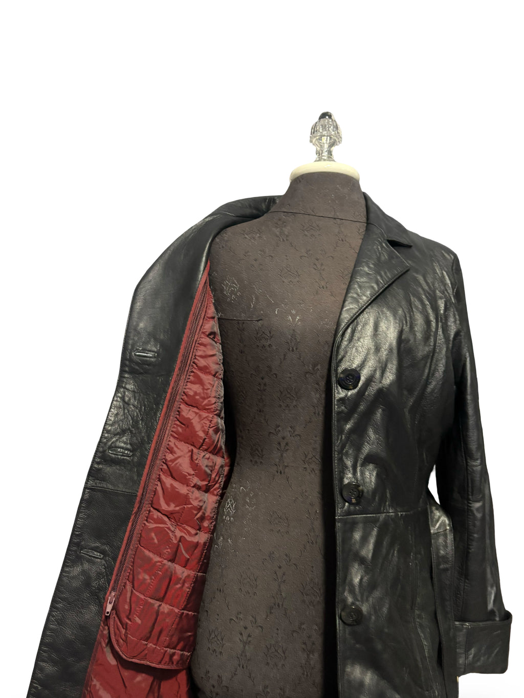 Wilson’s Genuine Leather Tie Coat