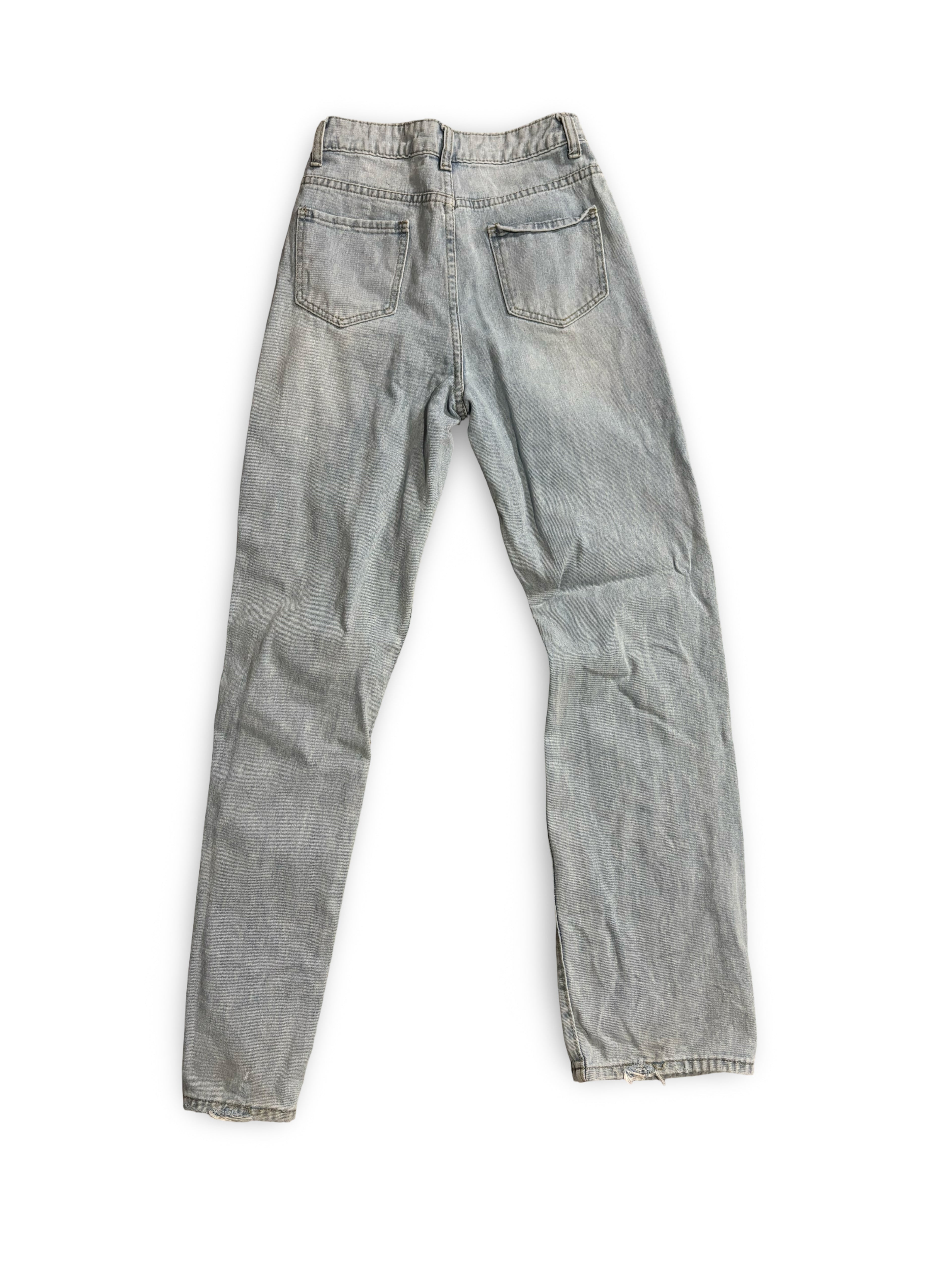 SHEIN Butterfly Ripped Jeans