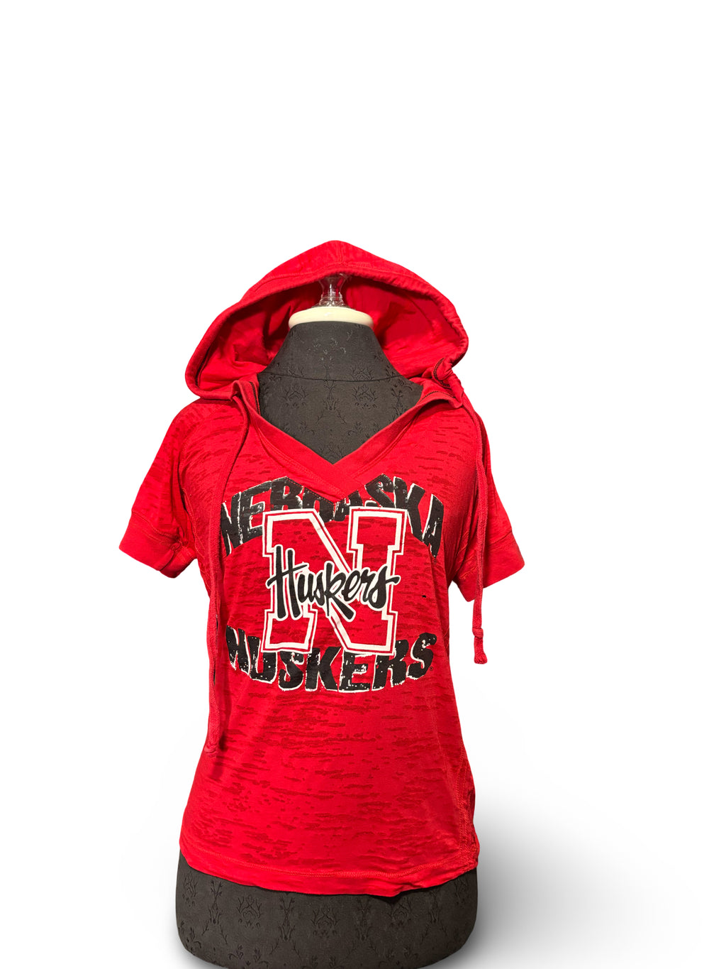 Husker Hooded Short Sleeve Top