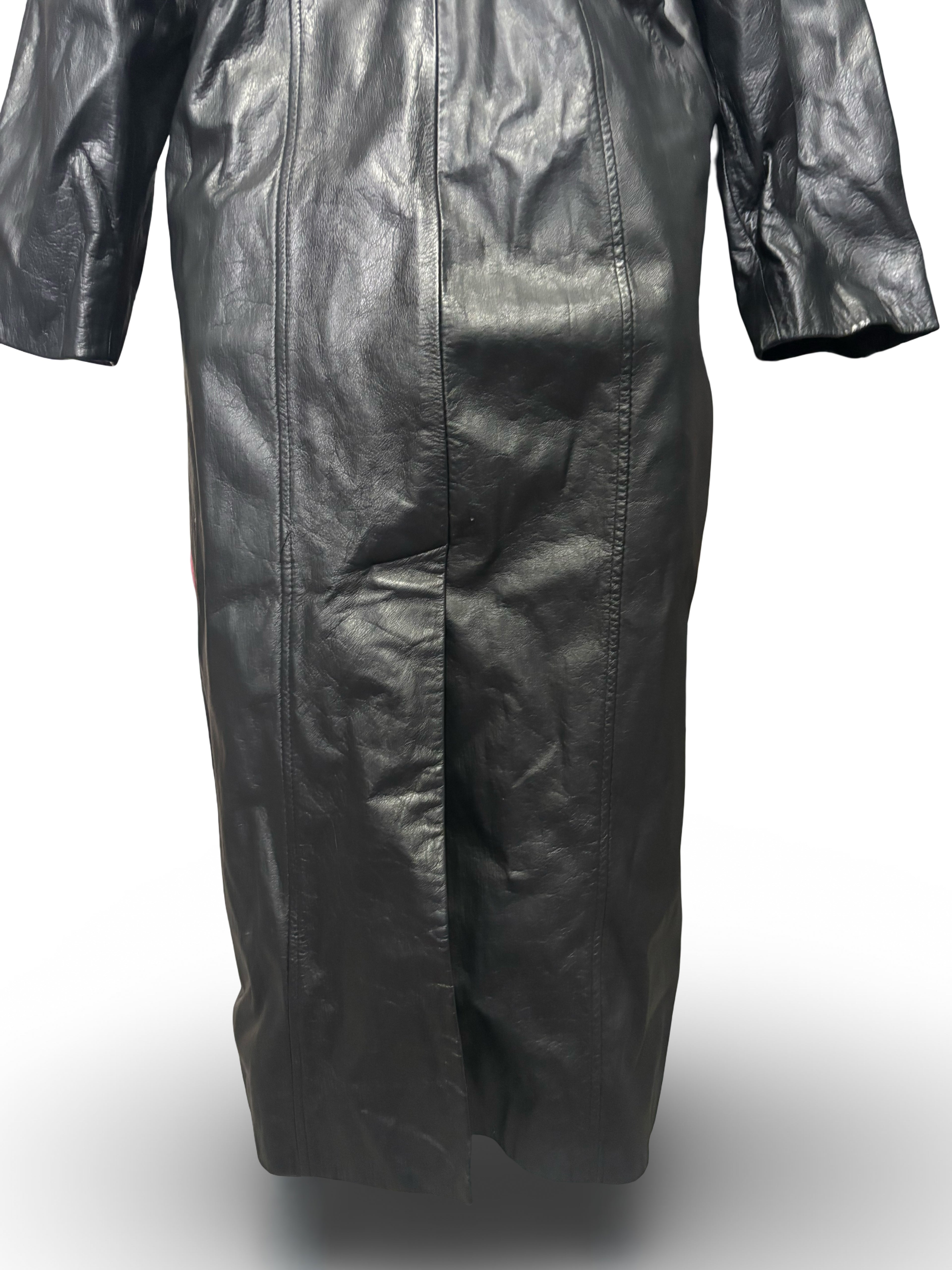 Bechamel Genuine Leather Trench Coat