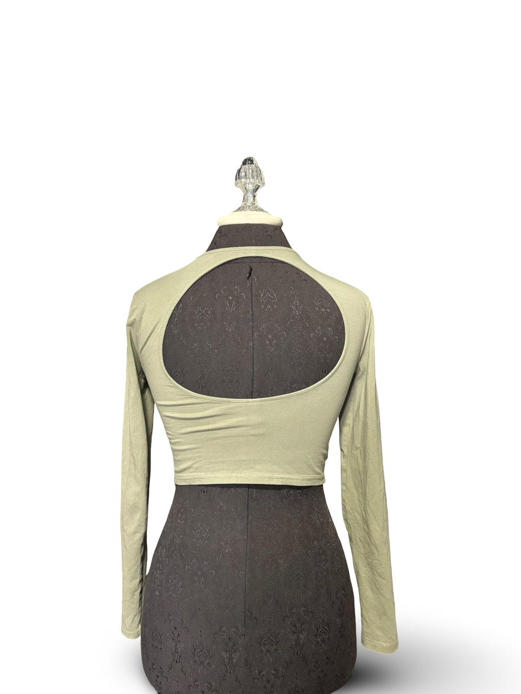 H&M Open Back Longsleeve Crop