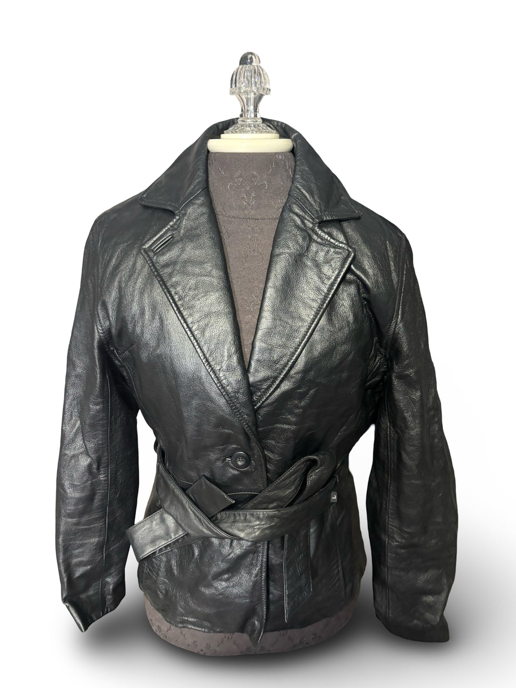 Wilson’s Genuine Leather Tie Coat