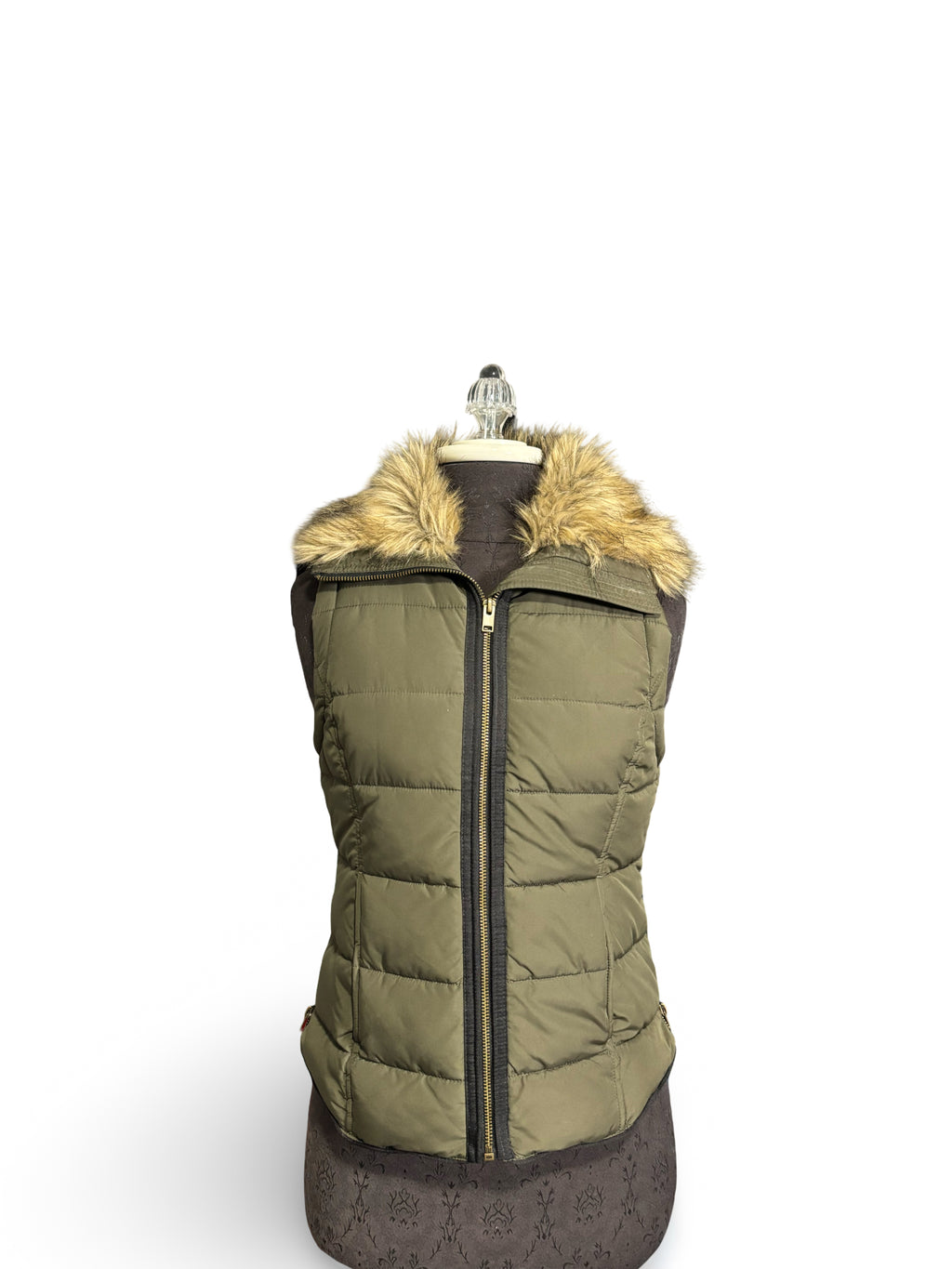 Maurices Fur Collared Puff Vest