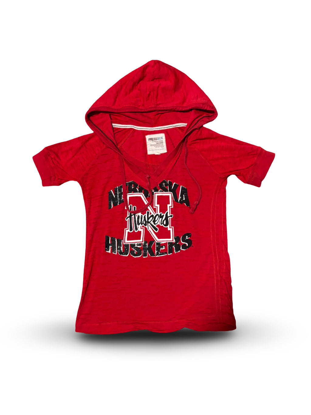 Husker Hooded Short Sleeve Top