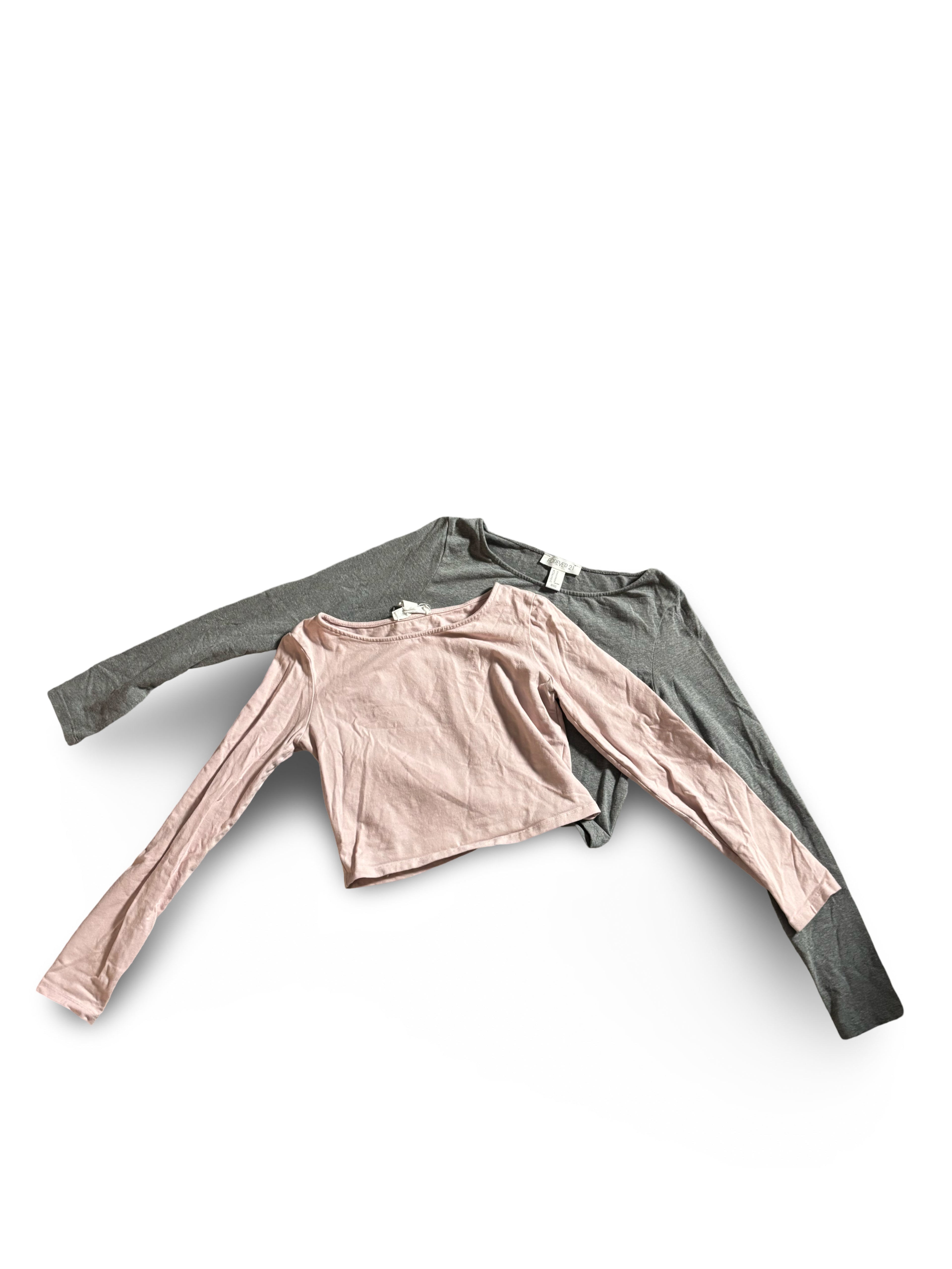 Forever 21 Longsleeved Croptop Duo