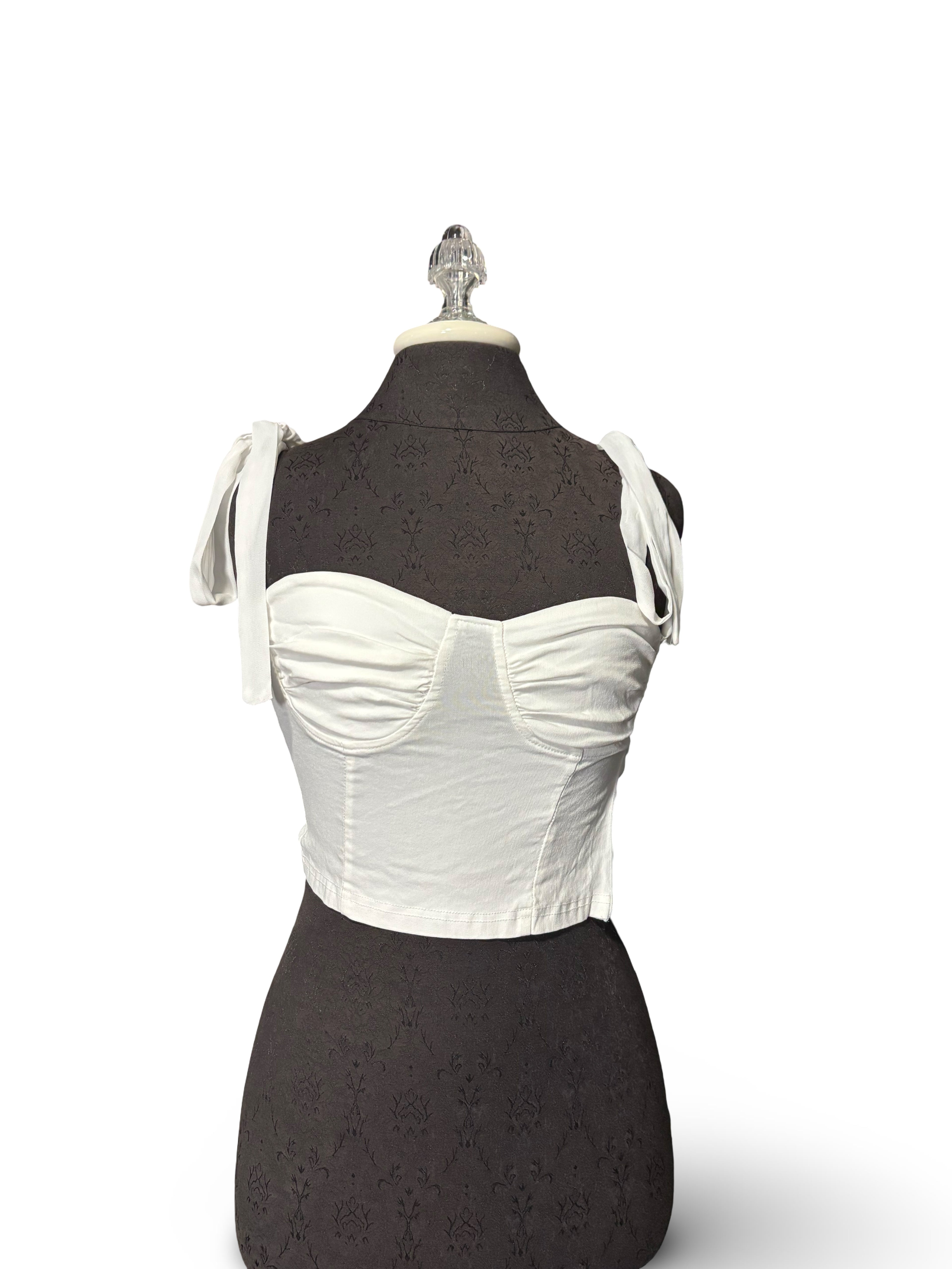 White Corset Top