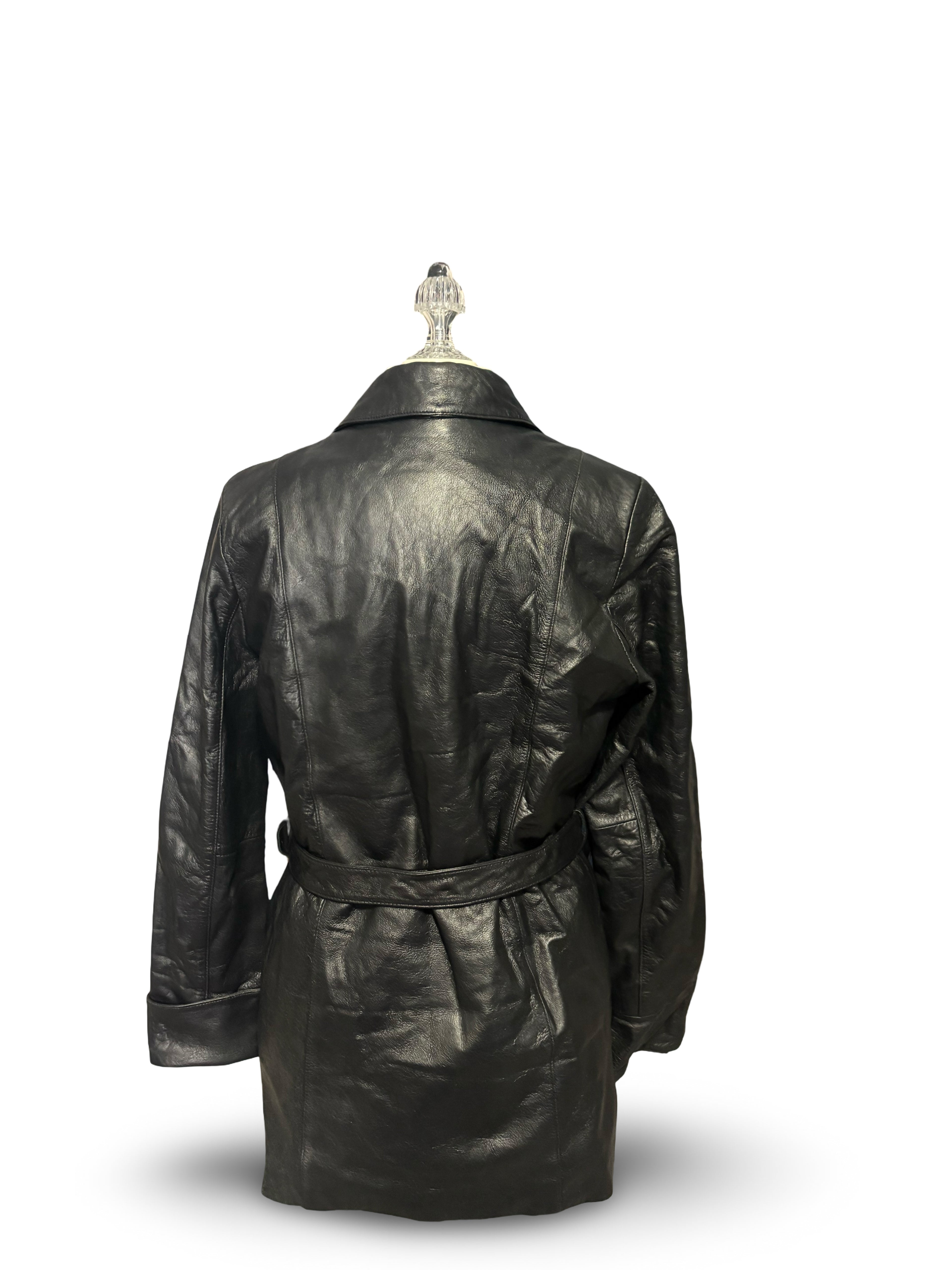 Wilson’s Genuine Leather Tie Coat