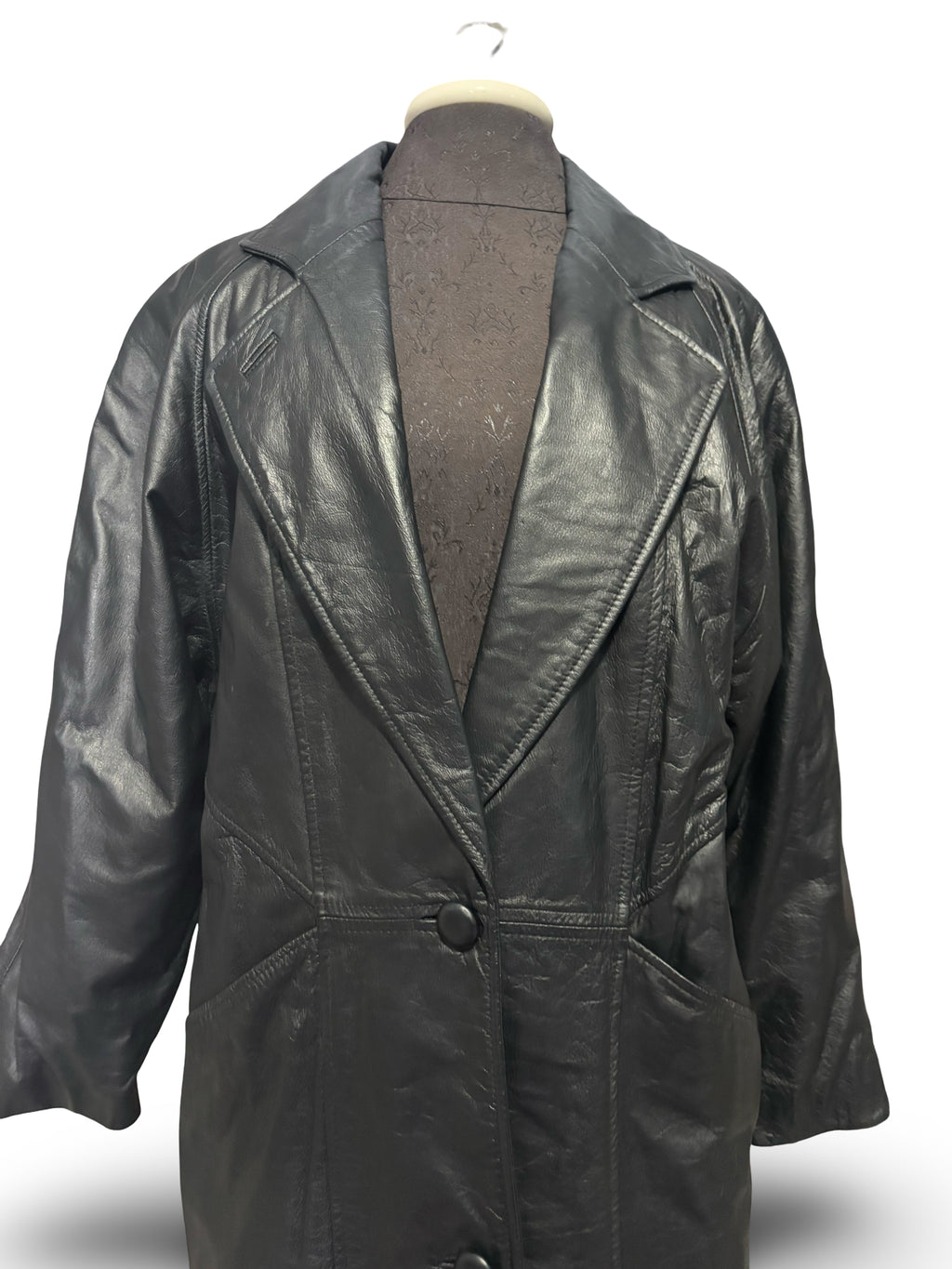 Bechamel Genuine Leather Trench Coat