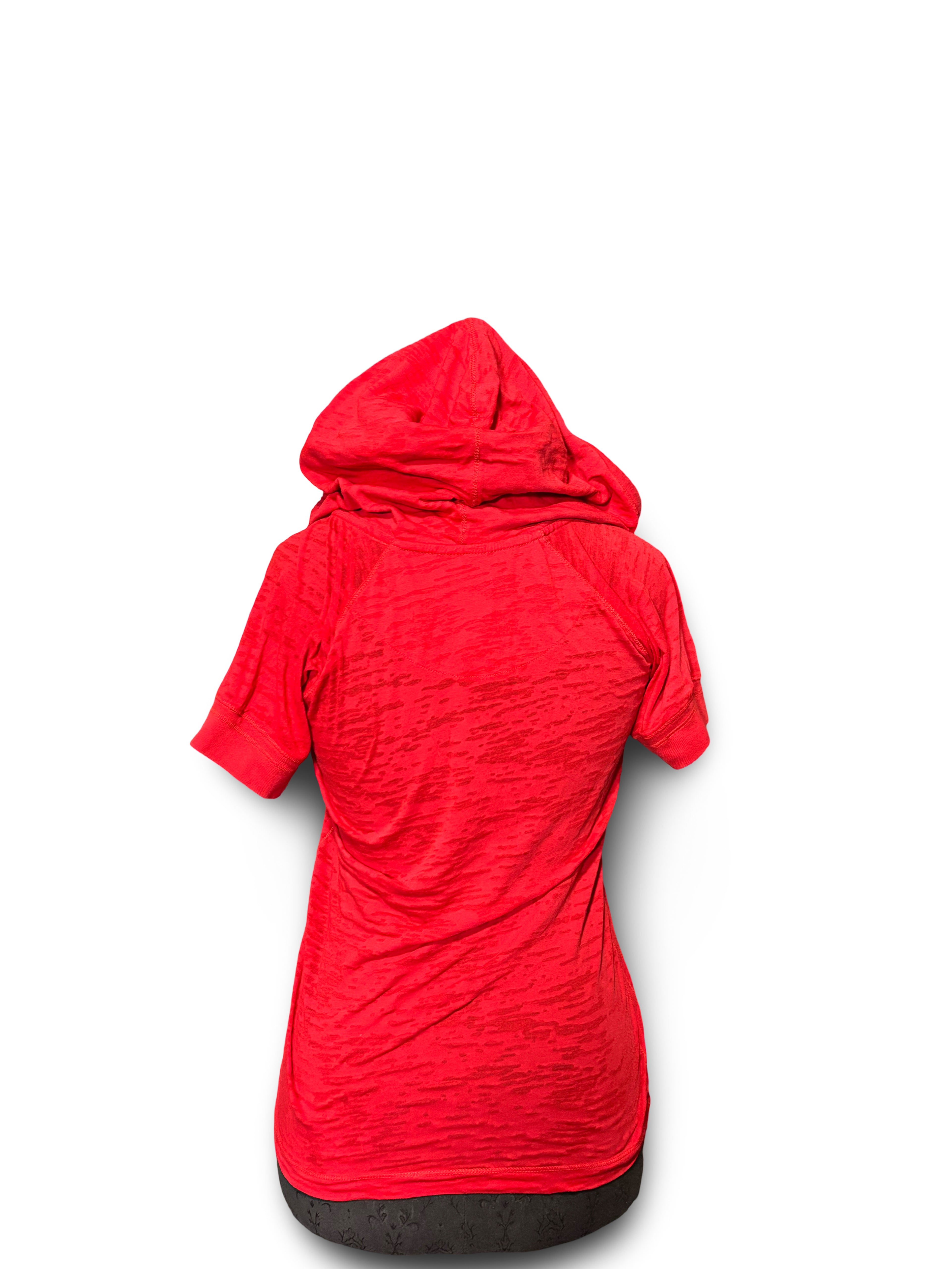 Husker Hooded Short Sleeve Top