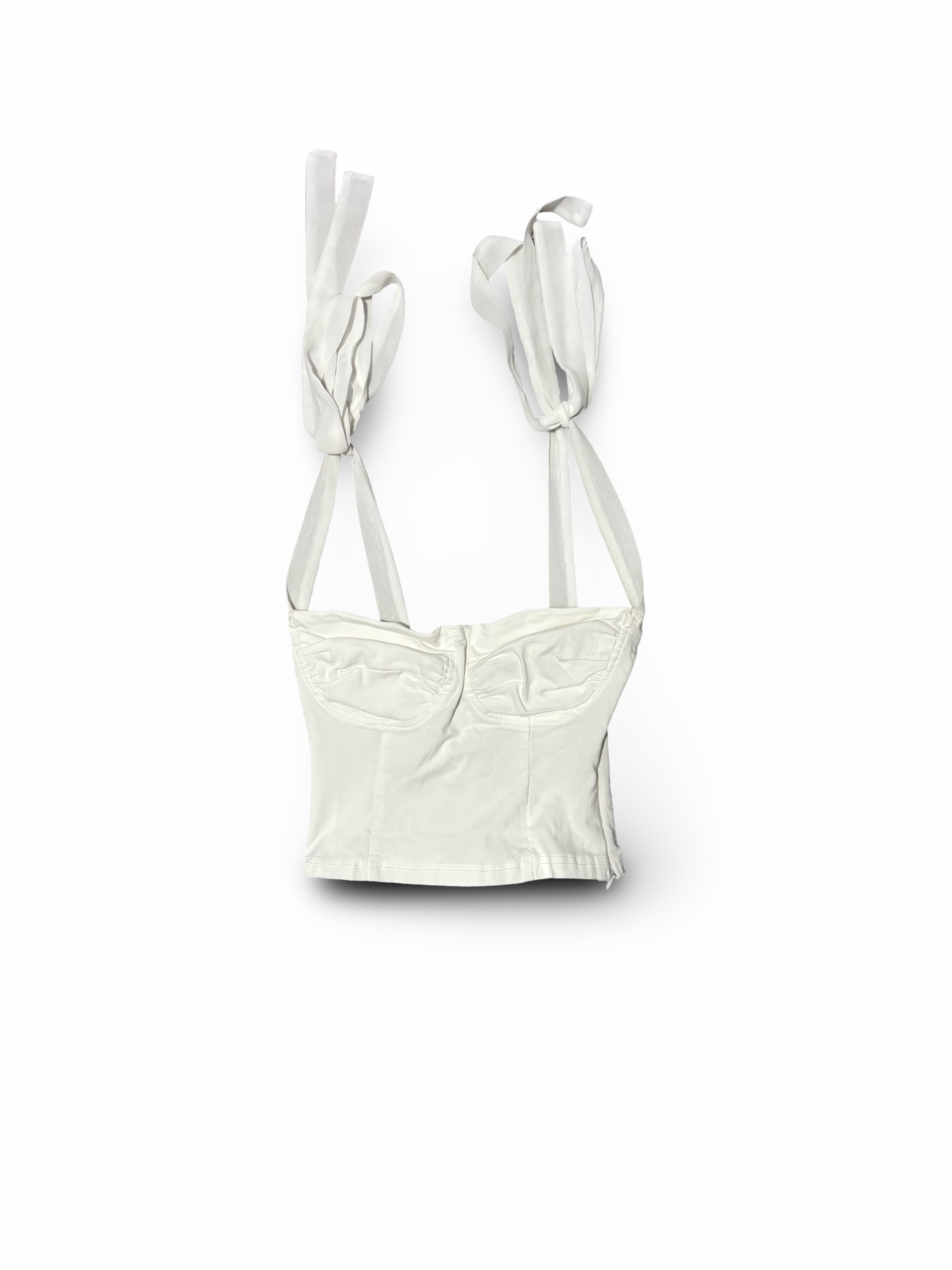 White Corset Top