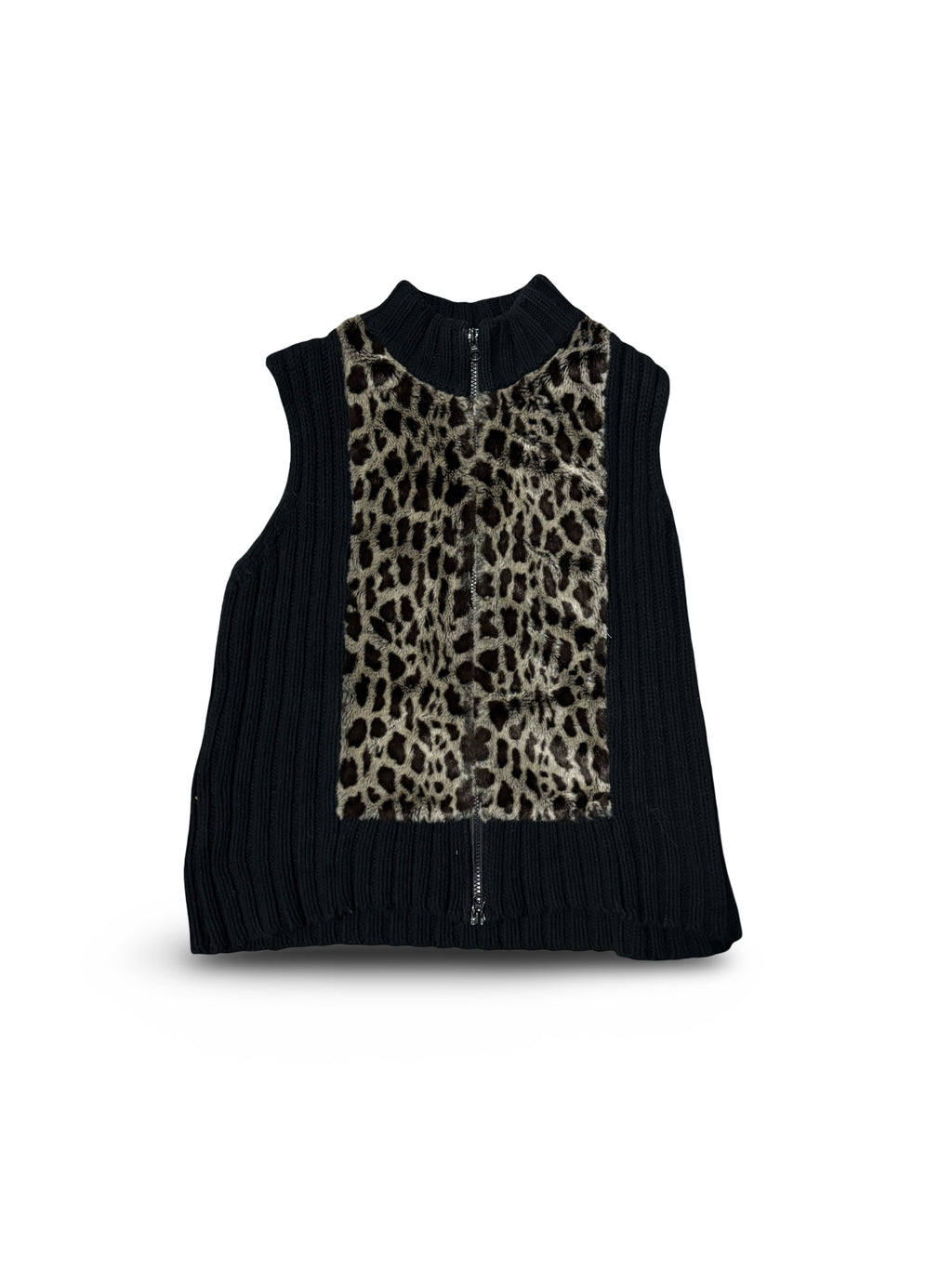 Parkhurst Leopard Print Zip Vest