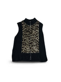 Parkhurst Leopard Print Zip Vest