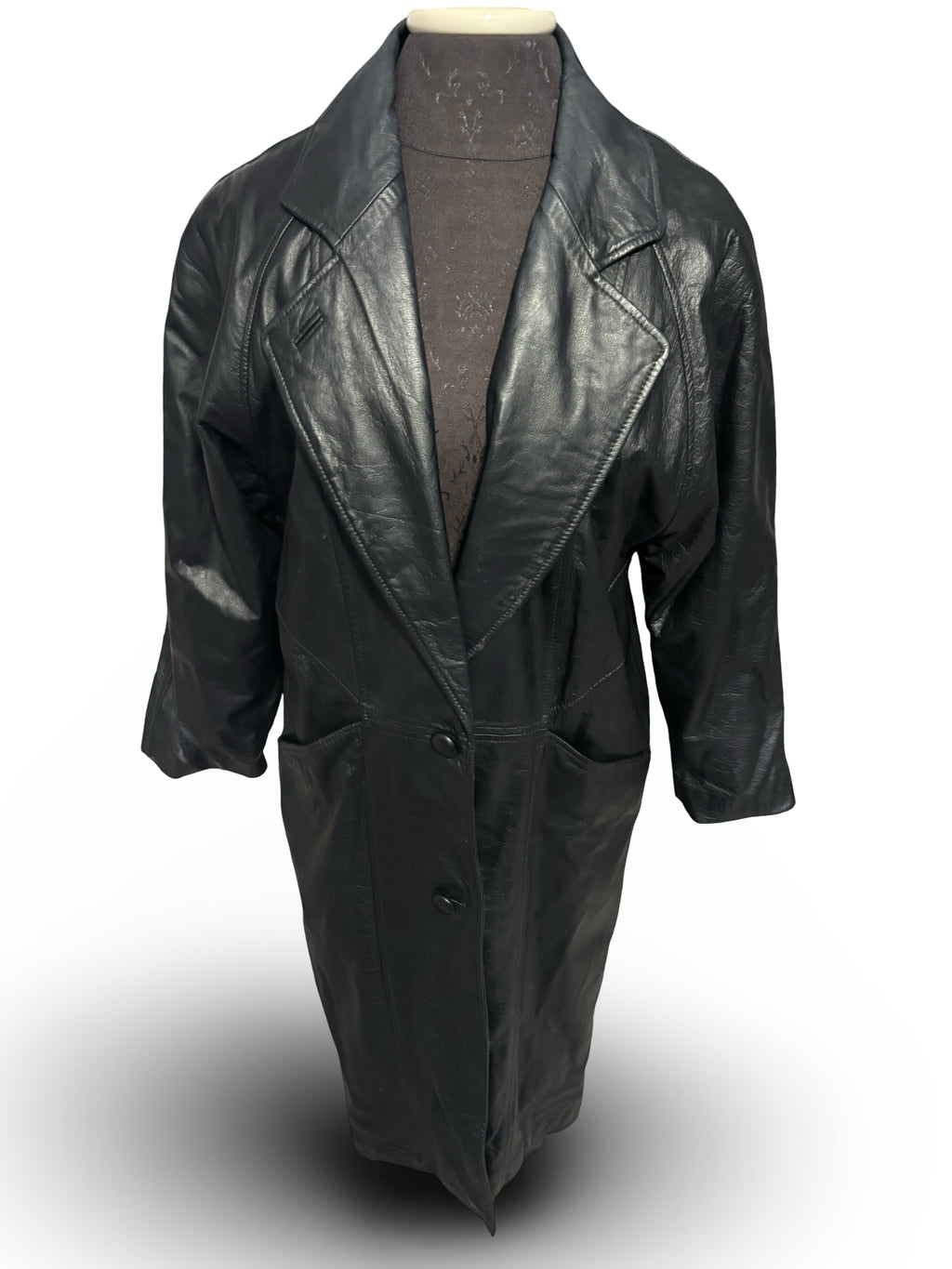 Bechamel Genuine Leather Trench Coat