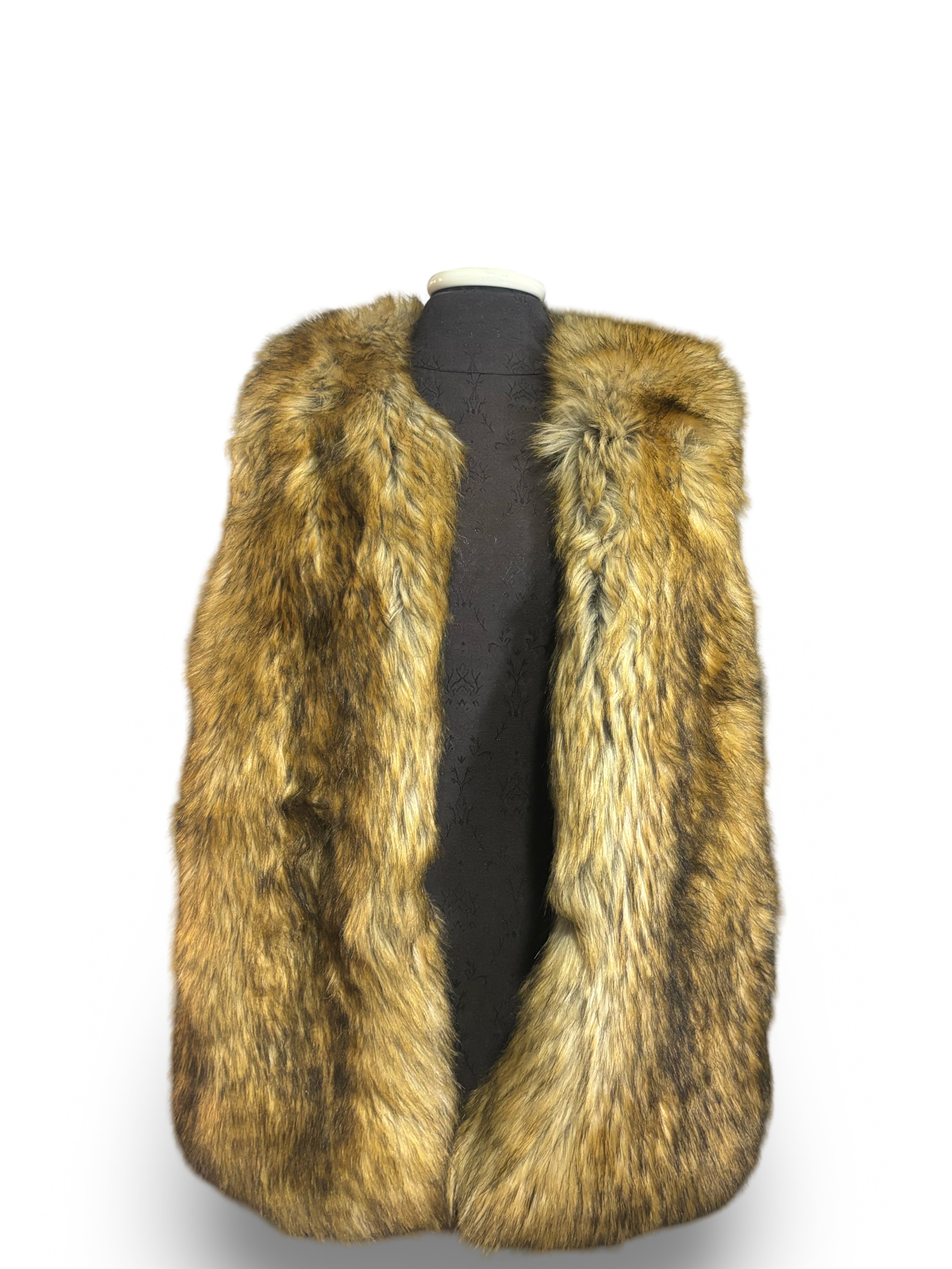 Peach Love Faux Fur Vest