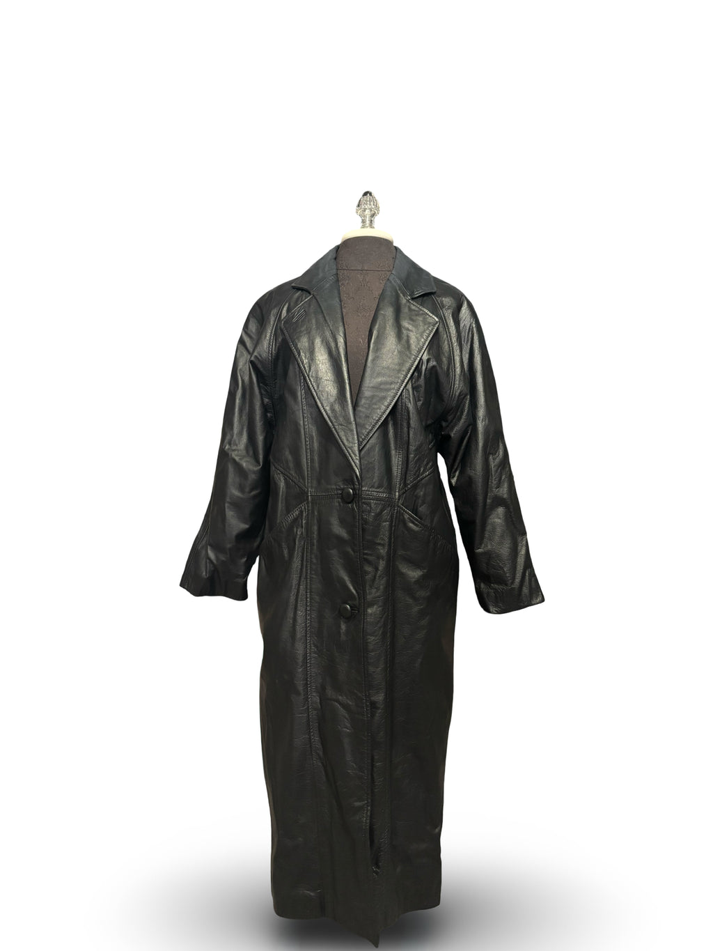 Bechamel Genuine Leather Trench Coat