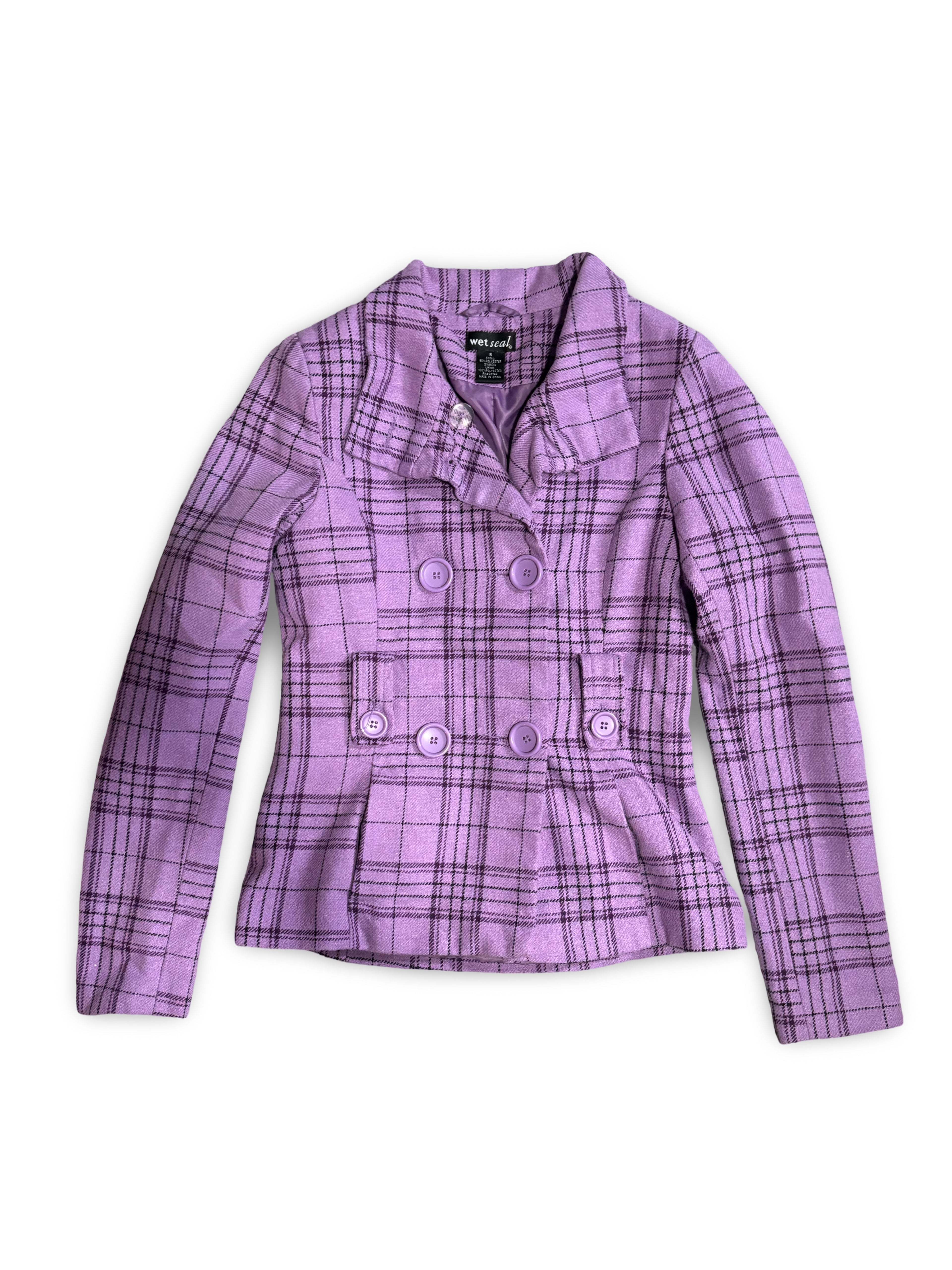 Wet Seal Plaid Blazer