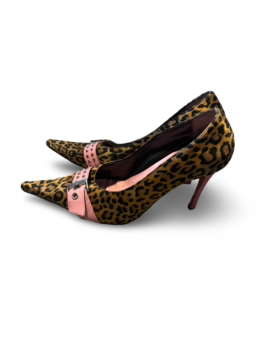 Leopard Print Stiletto Heels