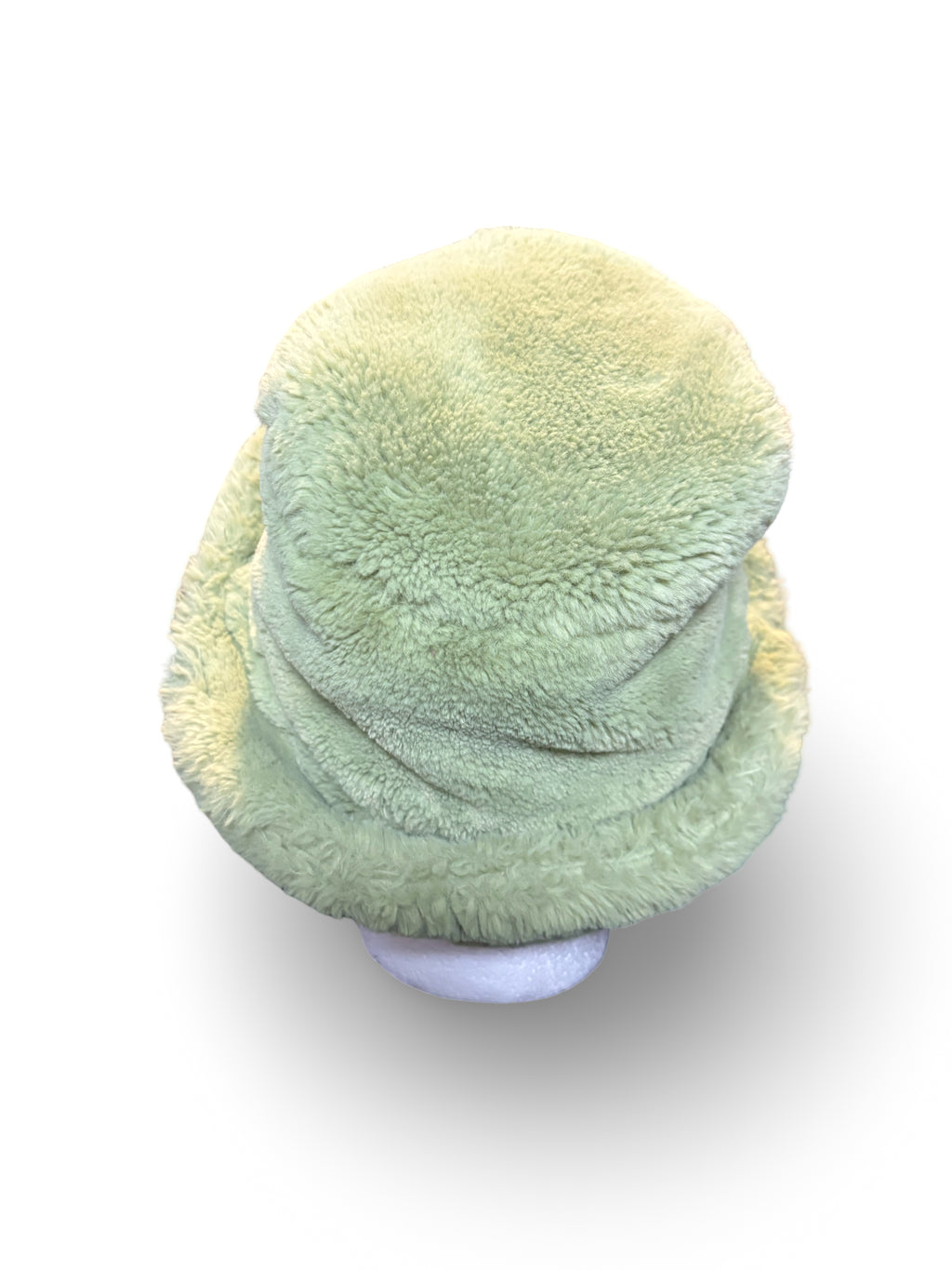 Green Fuzzy Bucket Hat