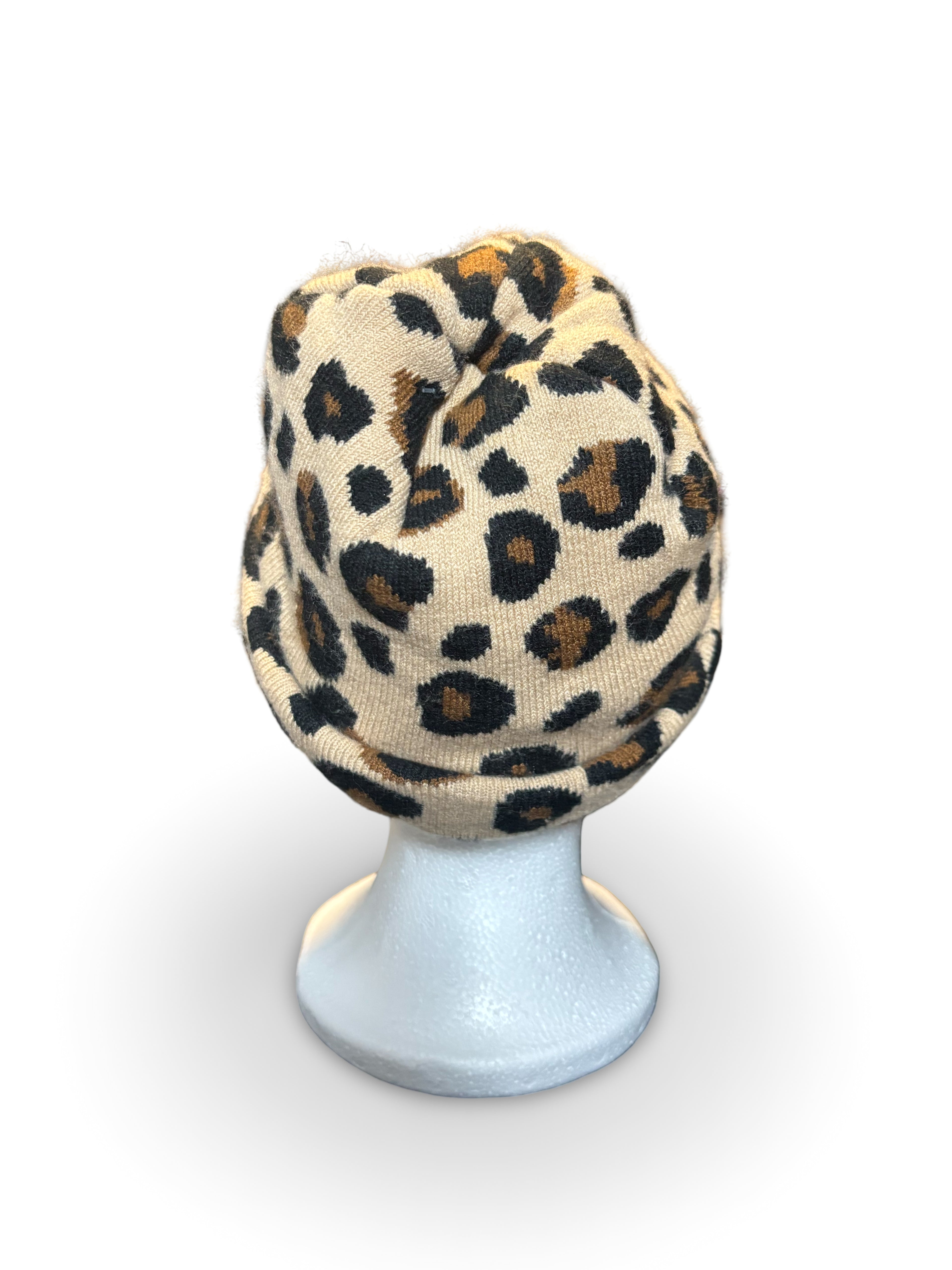 Leopard Print Beanie