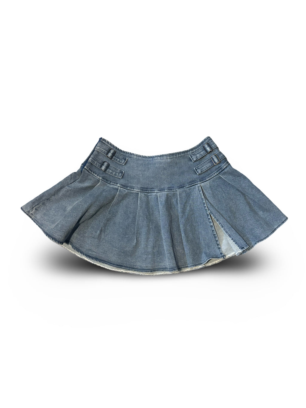 Denim Skirt With Slit