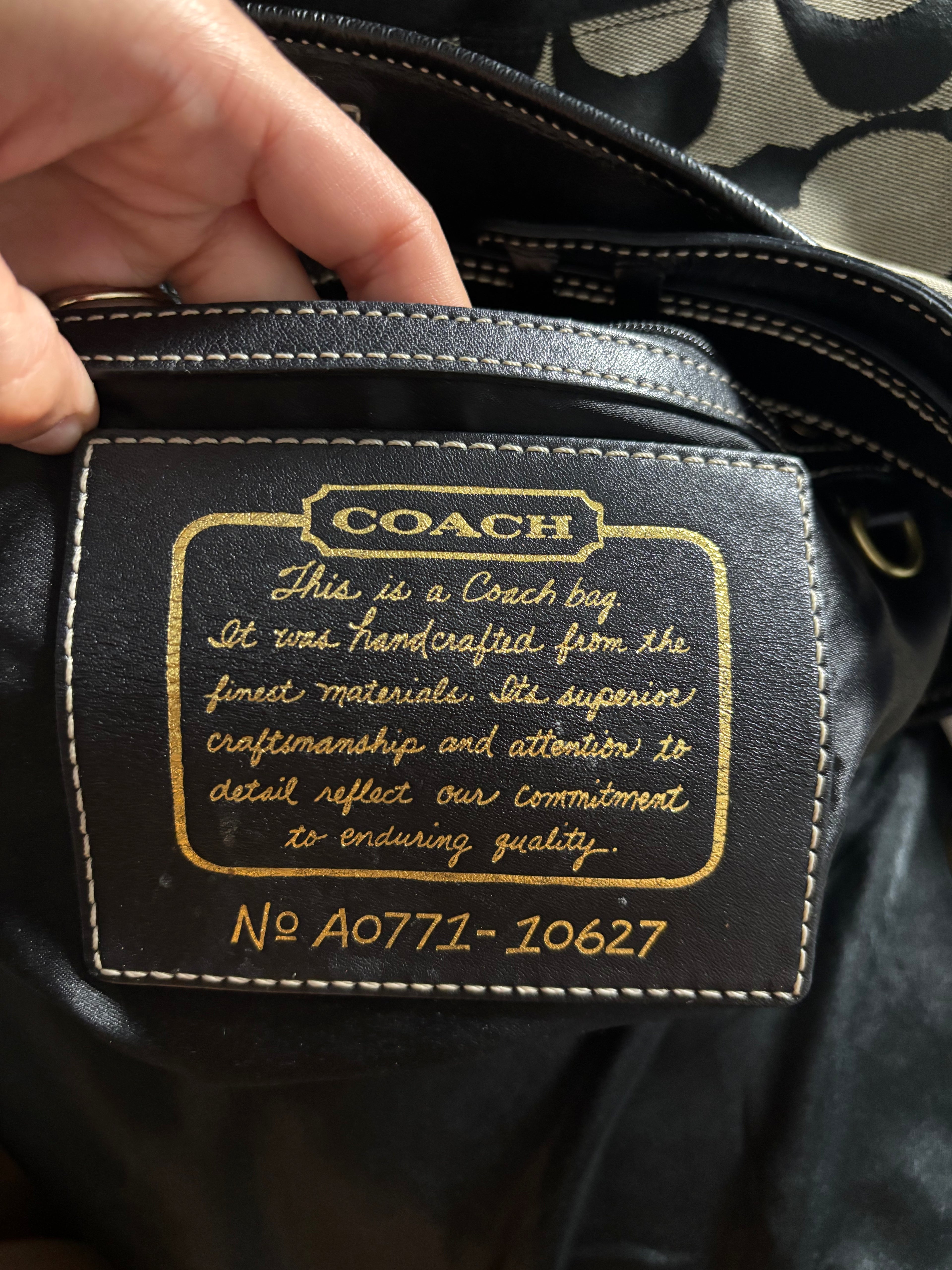 Vtg 2007 Coach Bag