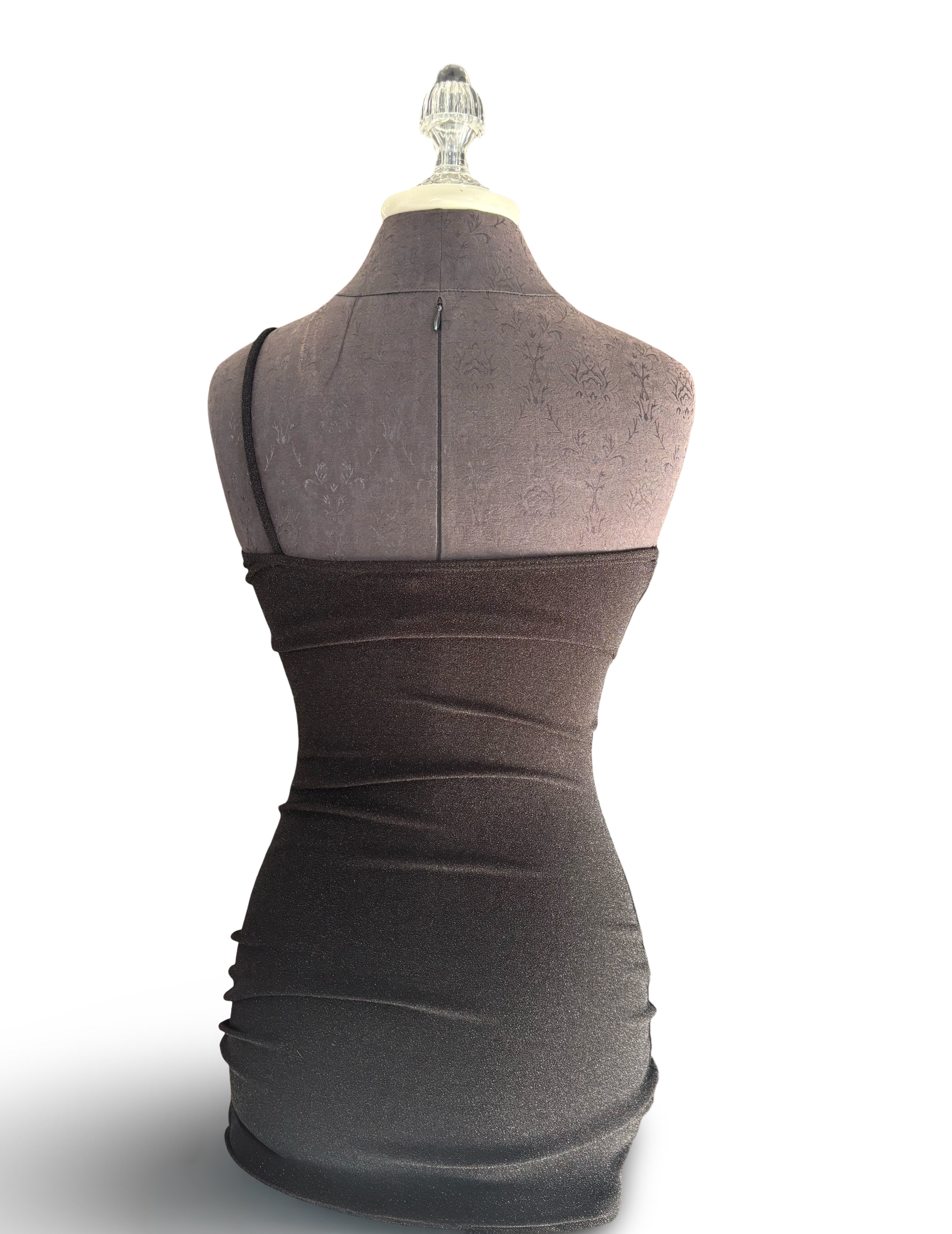 Sparkly Windsor One shoulder dress