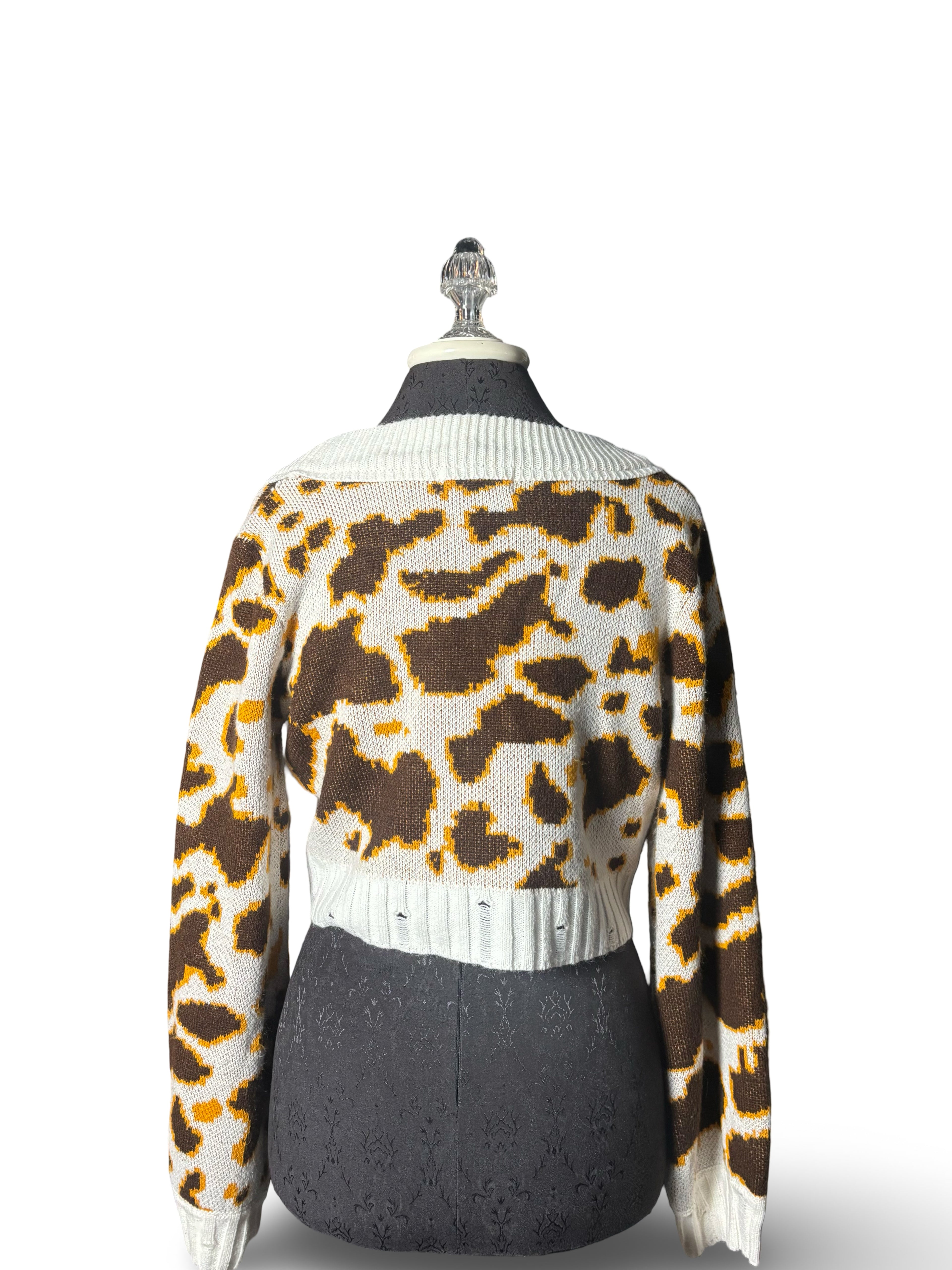 Peach Love Cropped Sweater