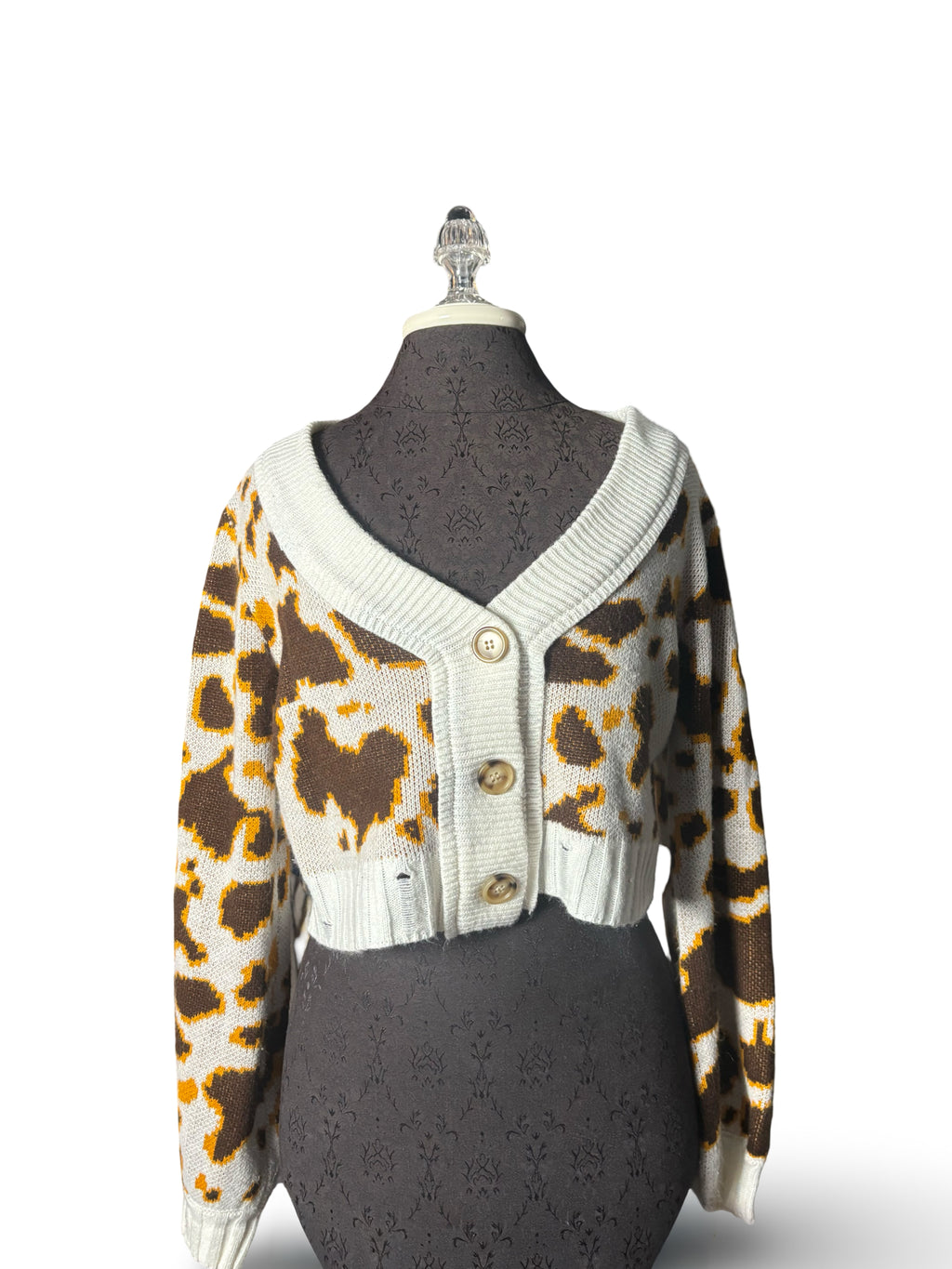 Peach Love Cropped Sweater