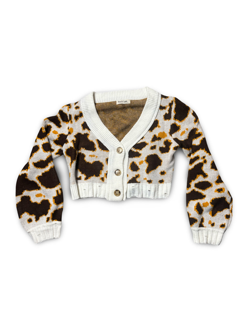 Peach Love Cropped Sweater